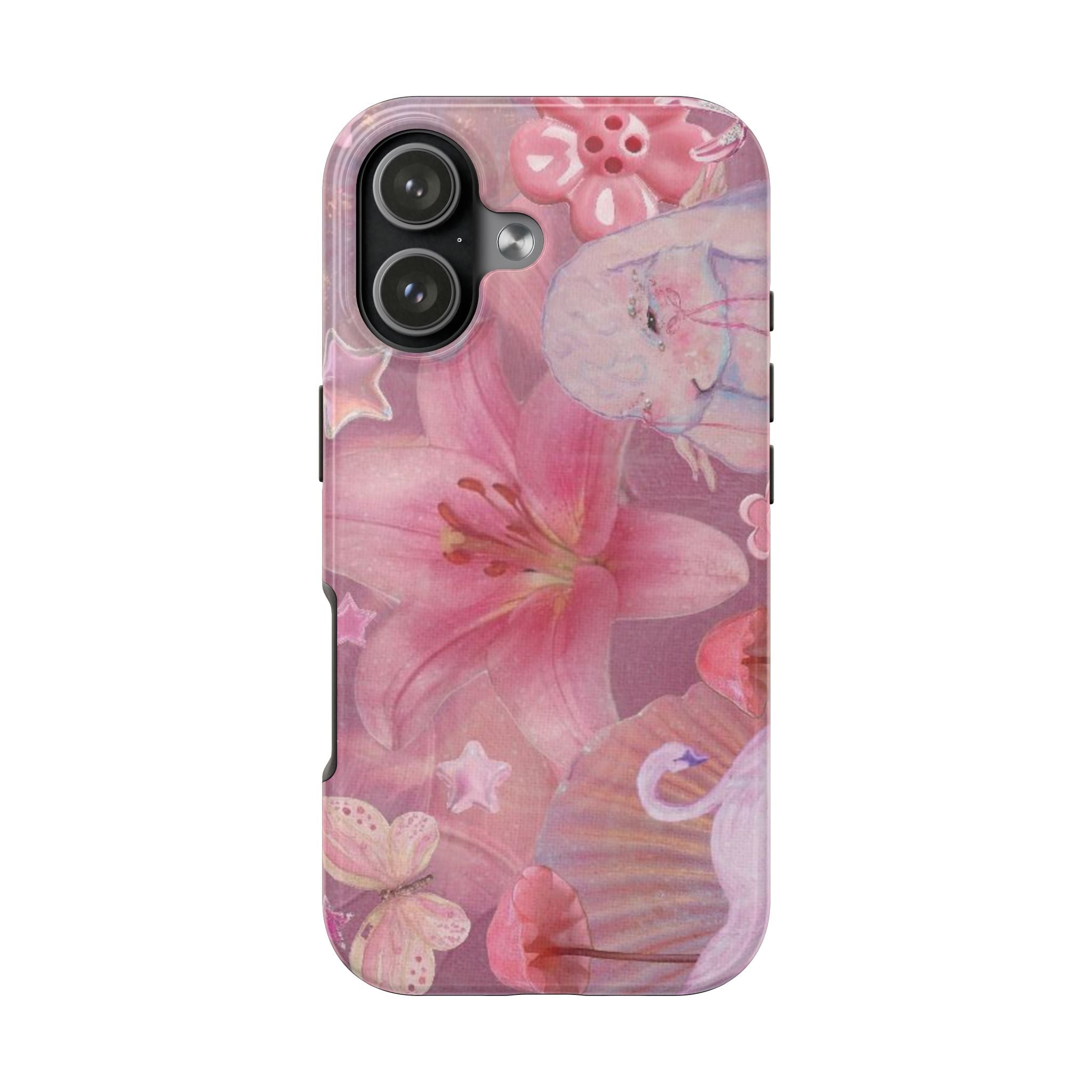 LILY WHIMSY FLOWER PHONE CASE
