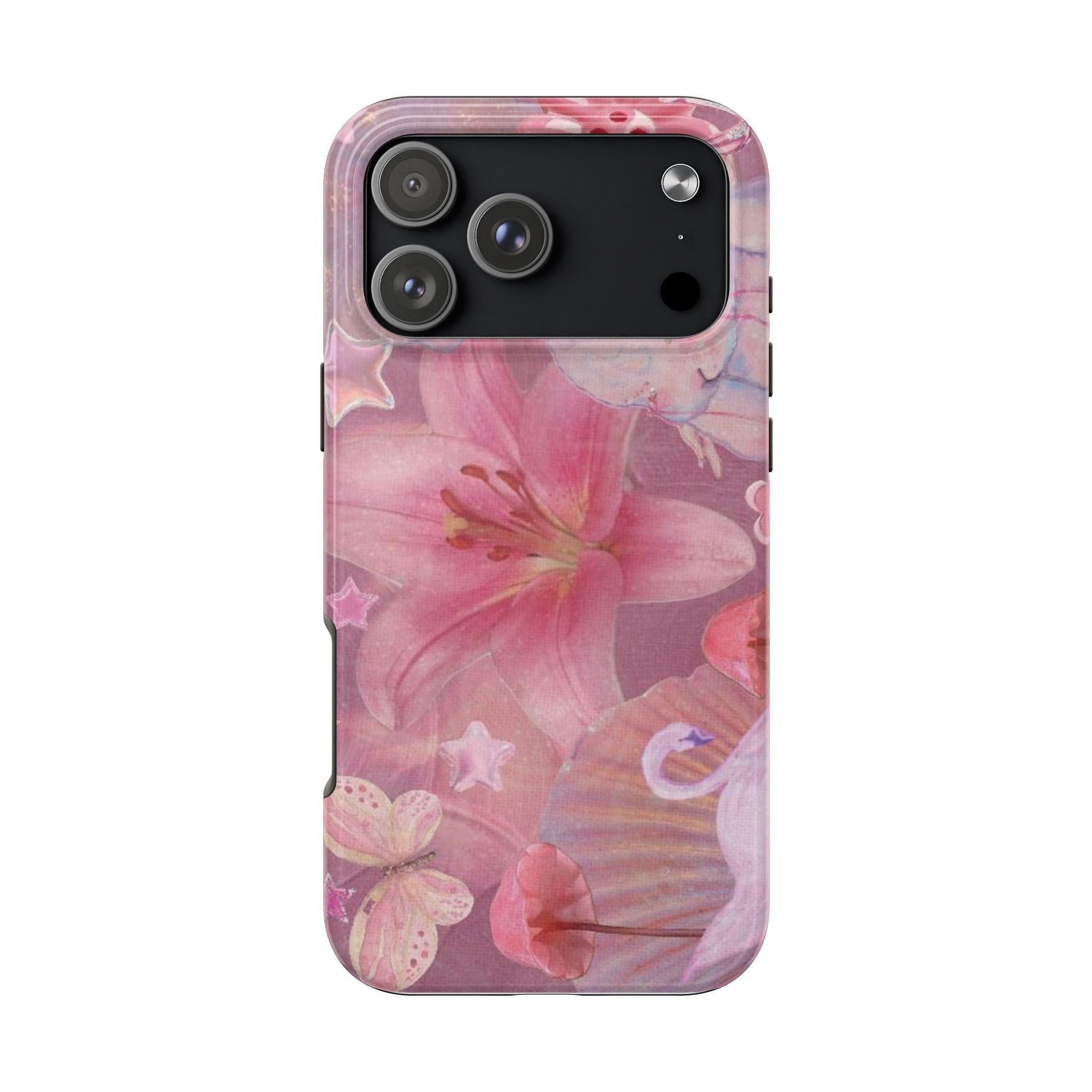 LILY WHIMSY FLOWER PHONE CASE