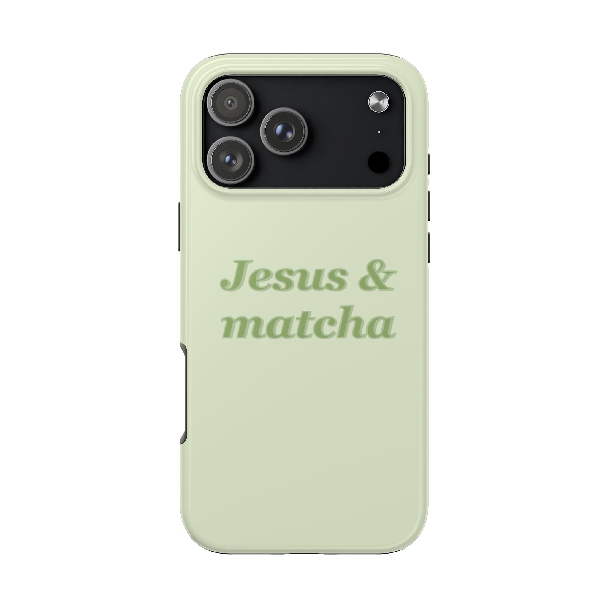 JESUS & MATCHA PHONE CASE
