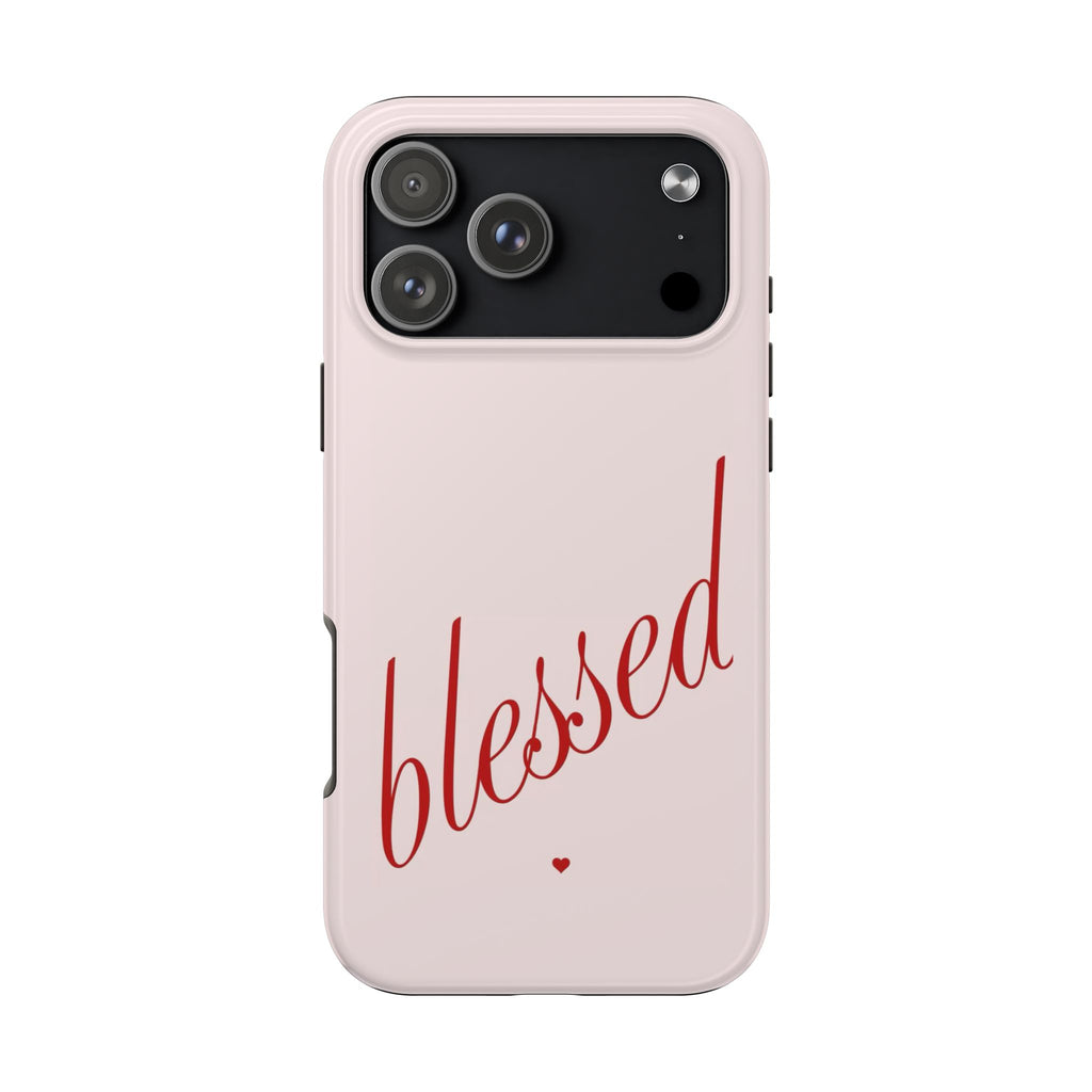 LIGHT PINK BLESSED PHONE CASE