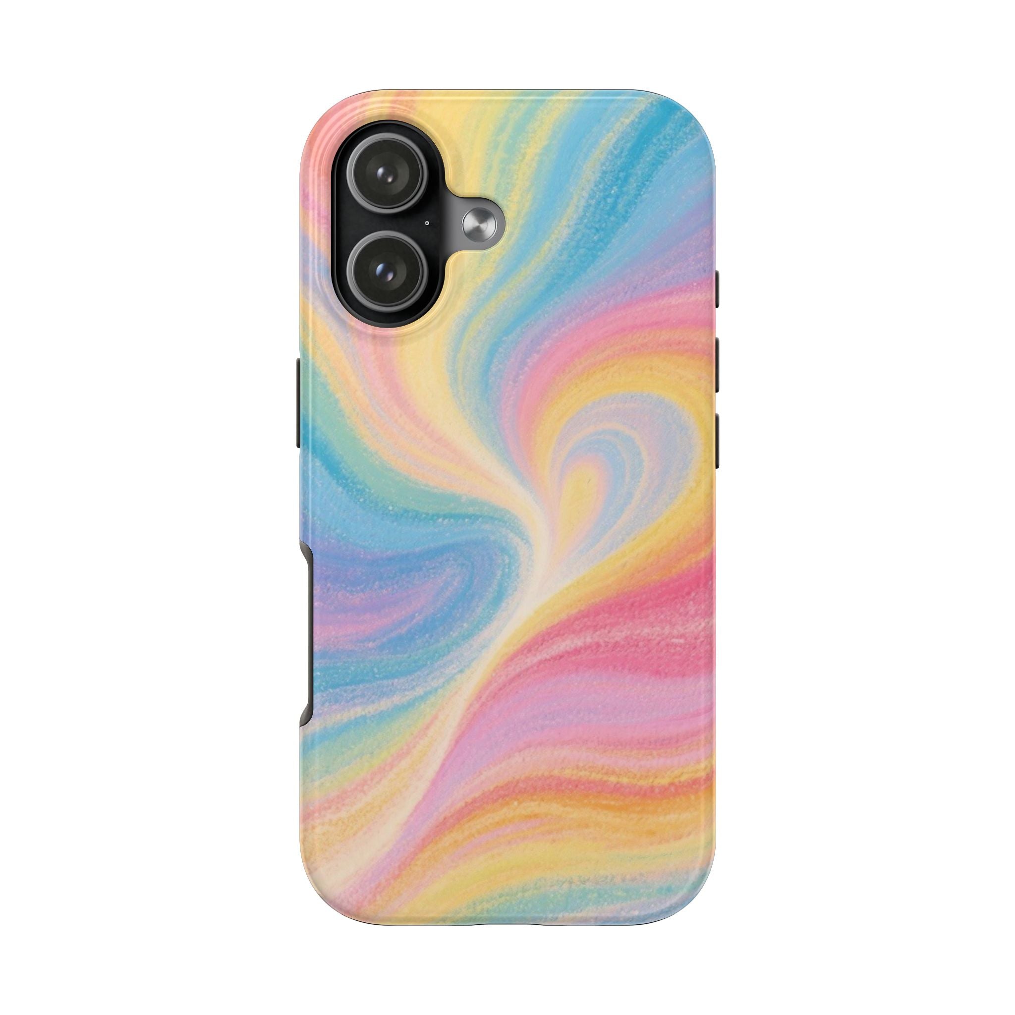 RAINBOW AURORA SWIRL PHONE CASE
