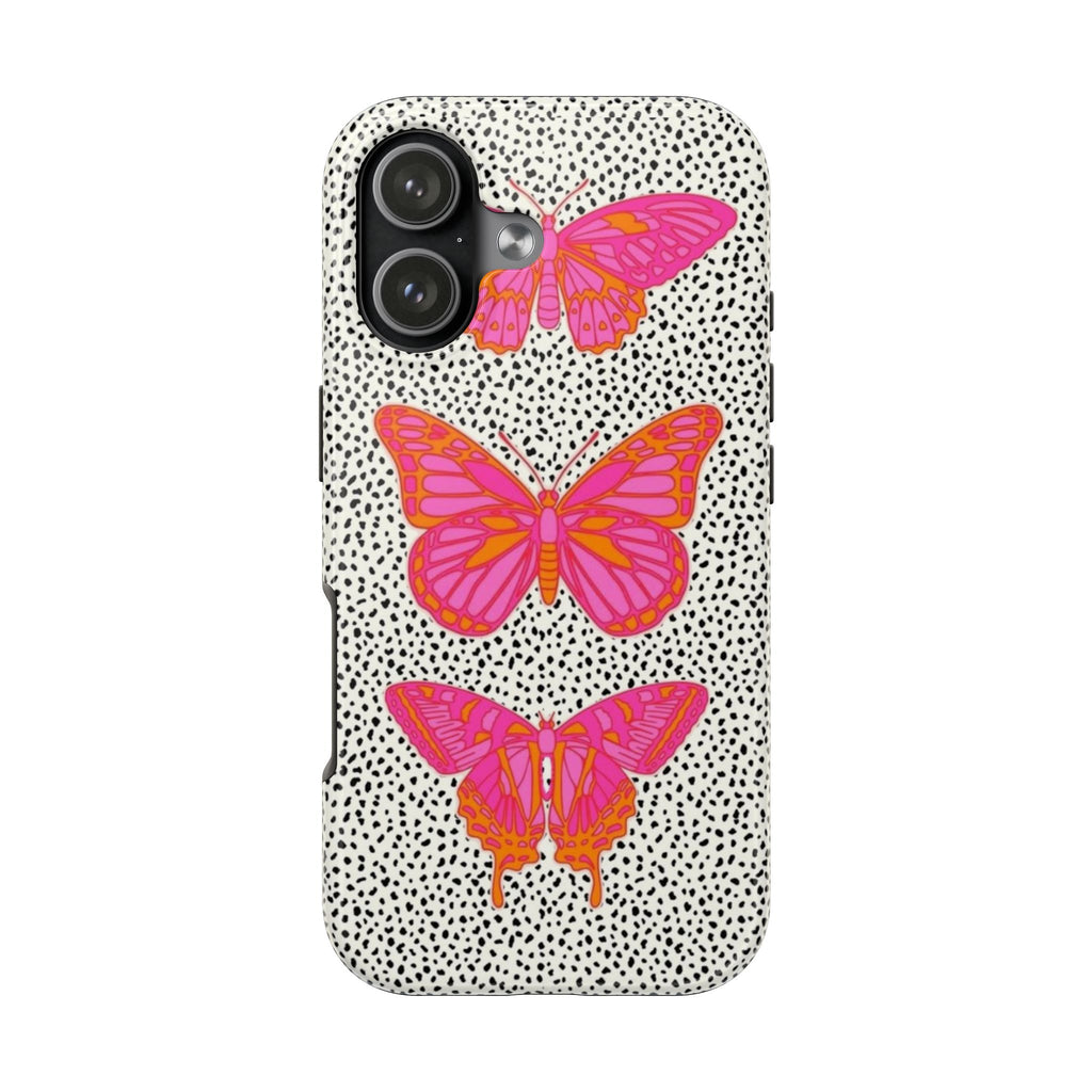 DOTS & BUTTERFLIES PHONE CASE