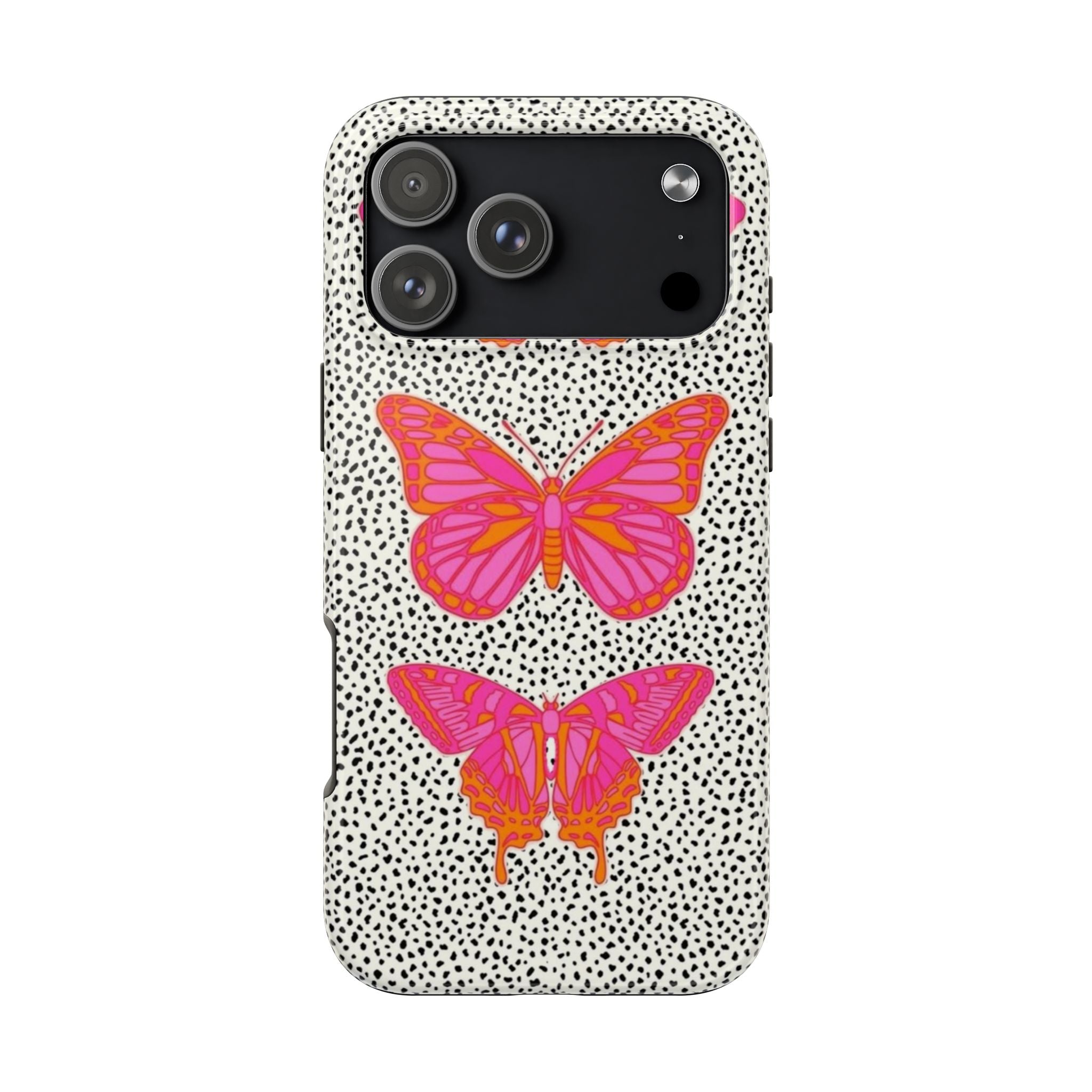 DOTS & BUTTERFLIES PHONE CASE