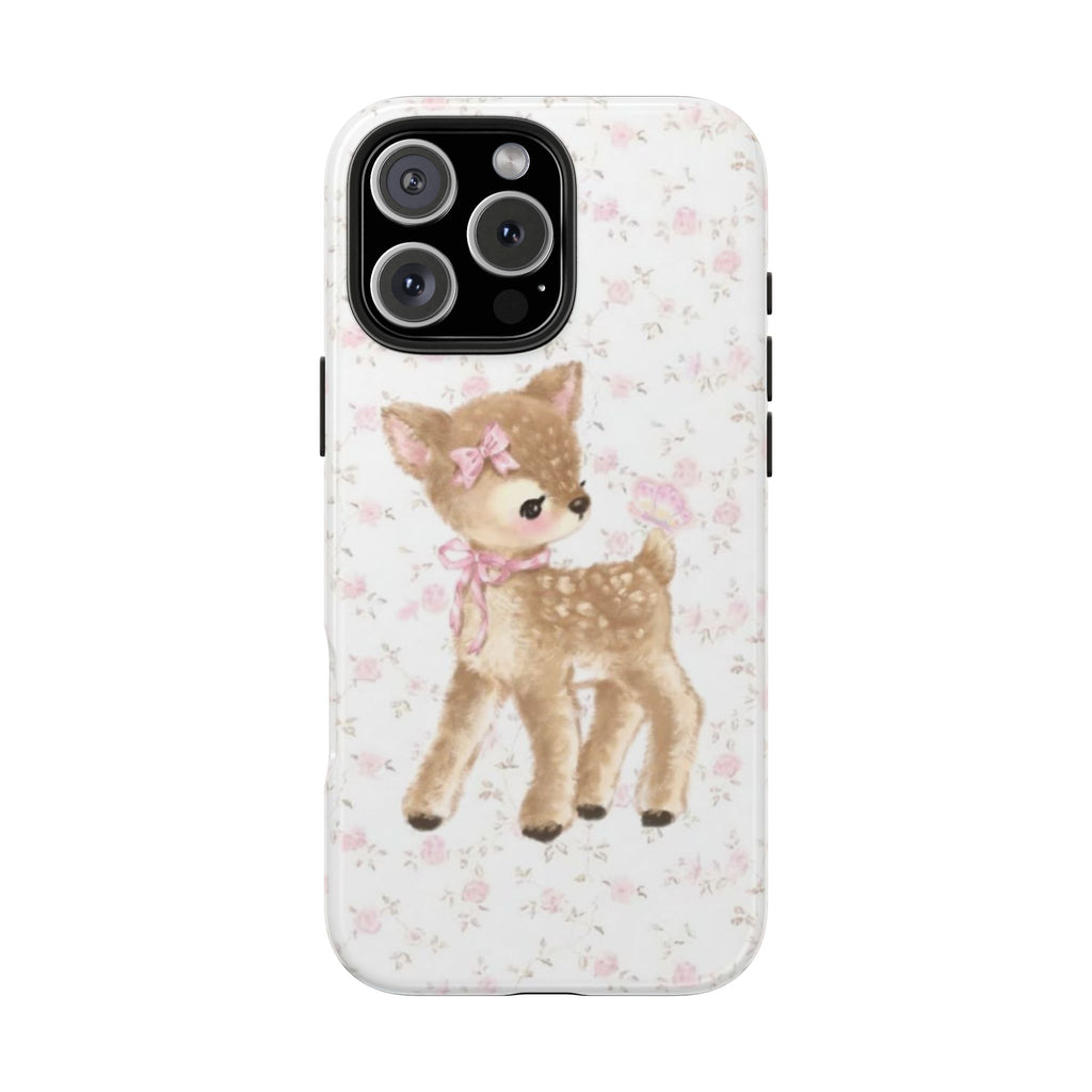 DITSY FLORAL BABY BAMBI DEER COQUETTE PHONE CASE