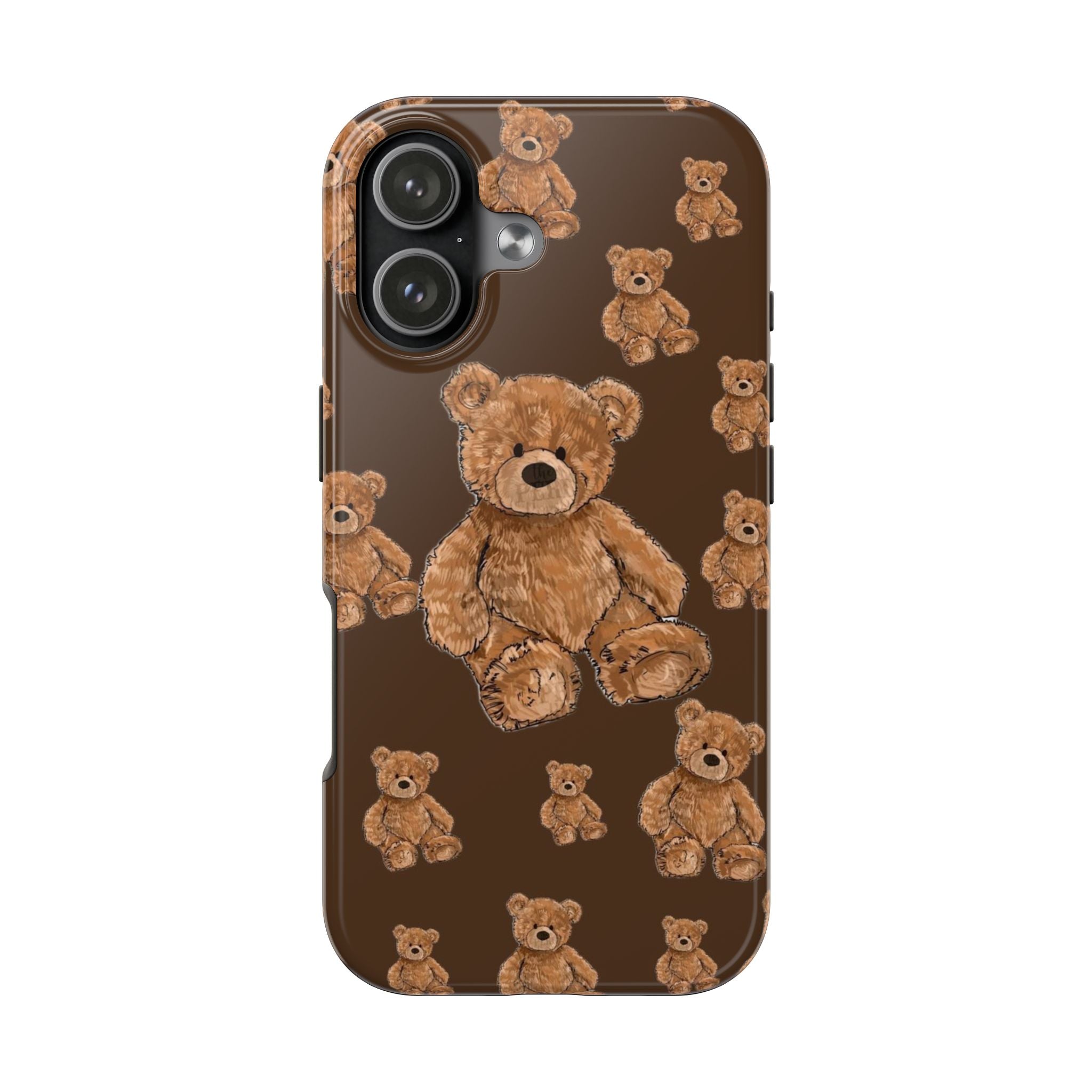 BROWN MULTI TEDDY BEARS PHONE CASE