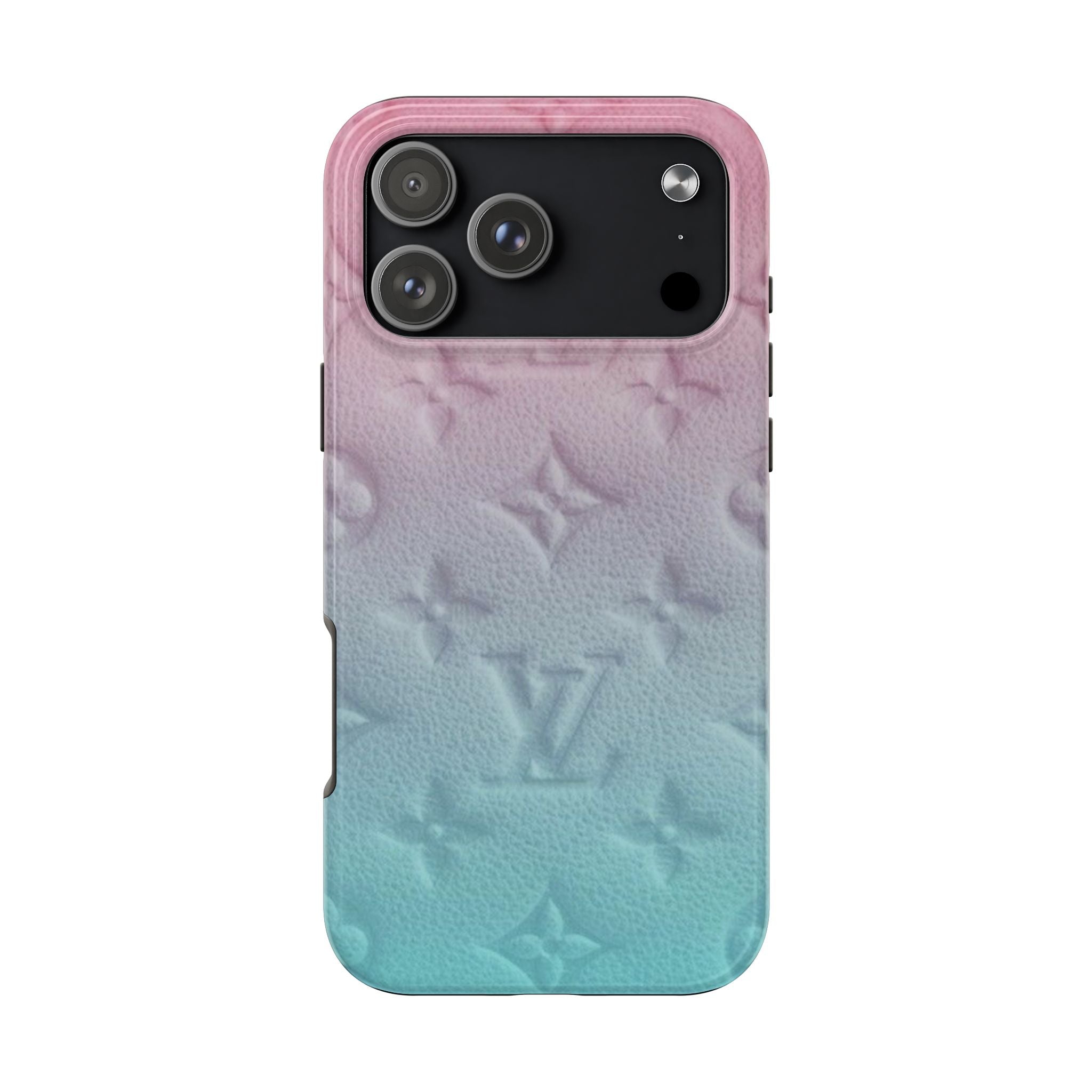 COTTON CANDY CLOUD GRADIENT LV PHONE CASE