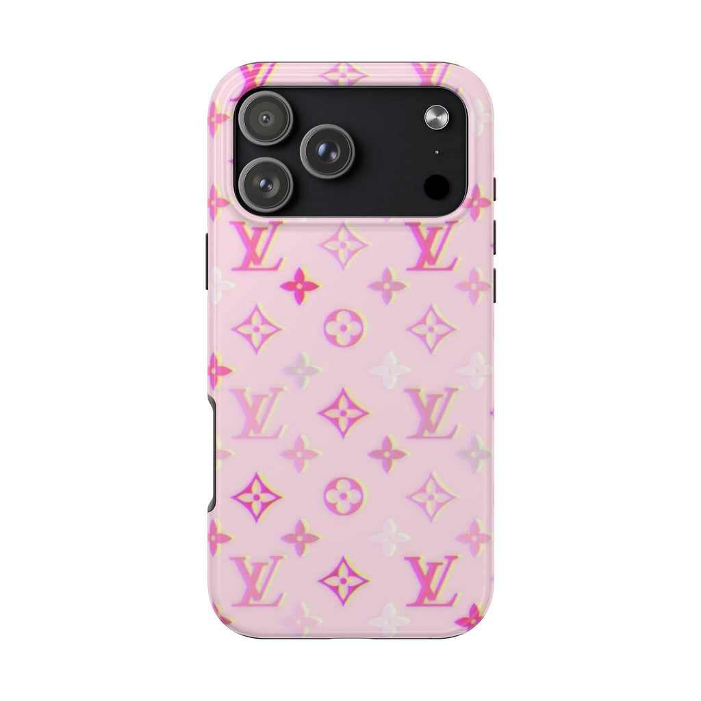 BABY PINK LV PHONE CASE