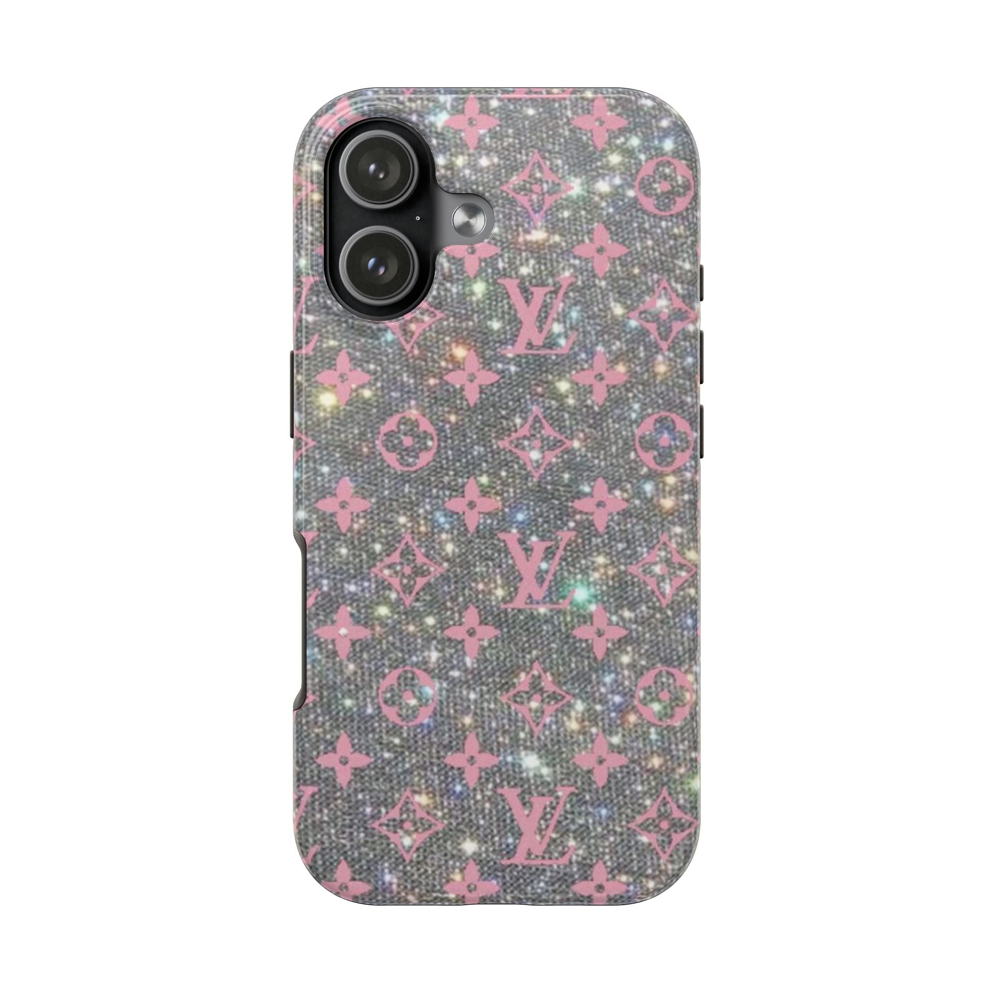 SEQUINS LV PHONE CASE
