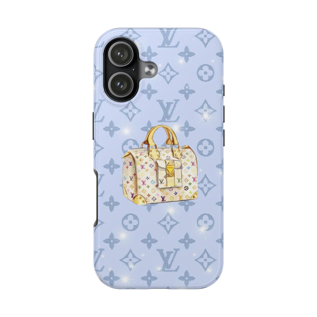 BABY BLUE LV MULTICOLOR PHONE CASE