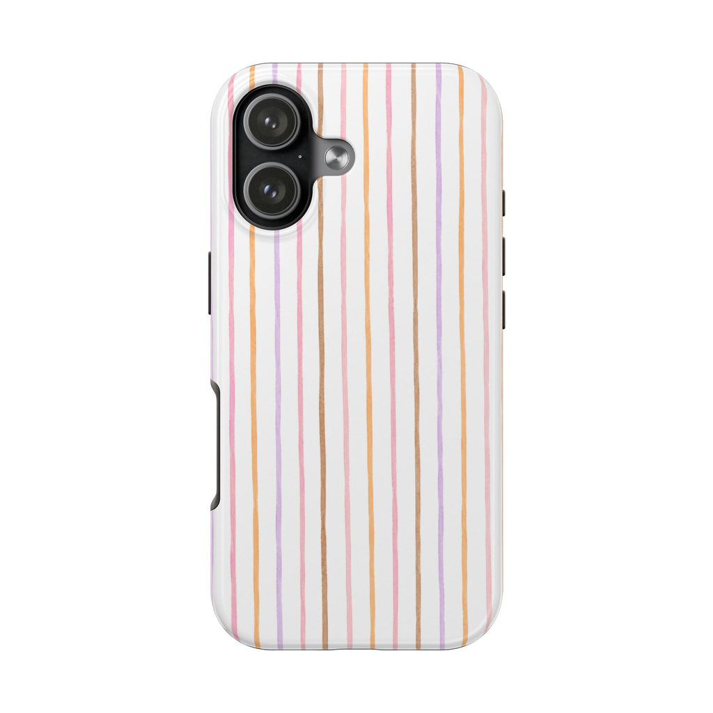 MINIMALIST HALLOWEEN STRIPES PHONE CASE