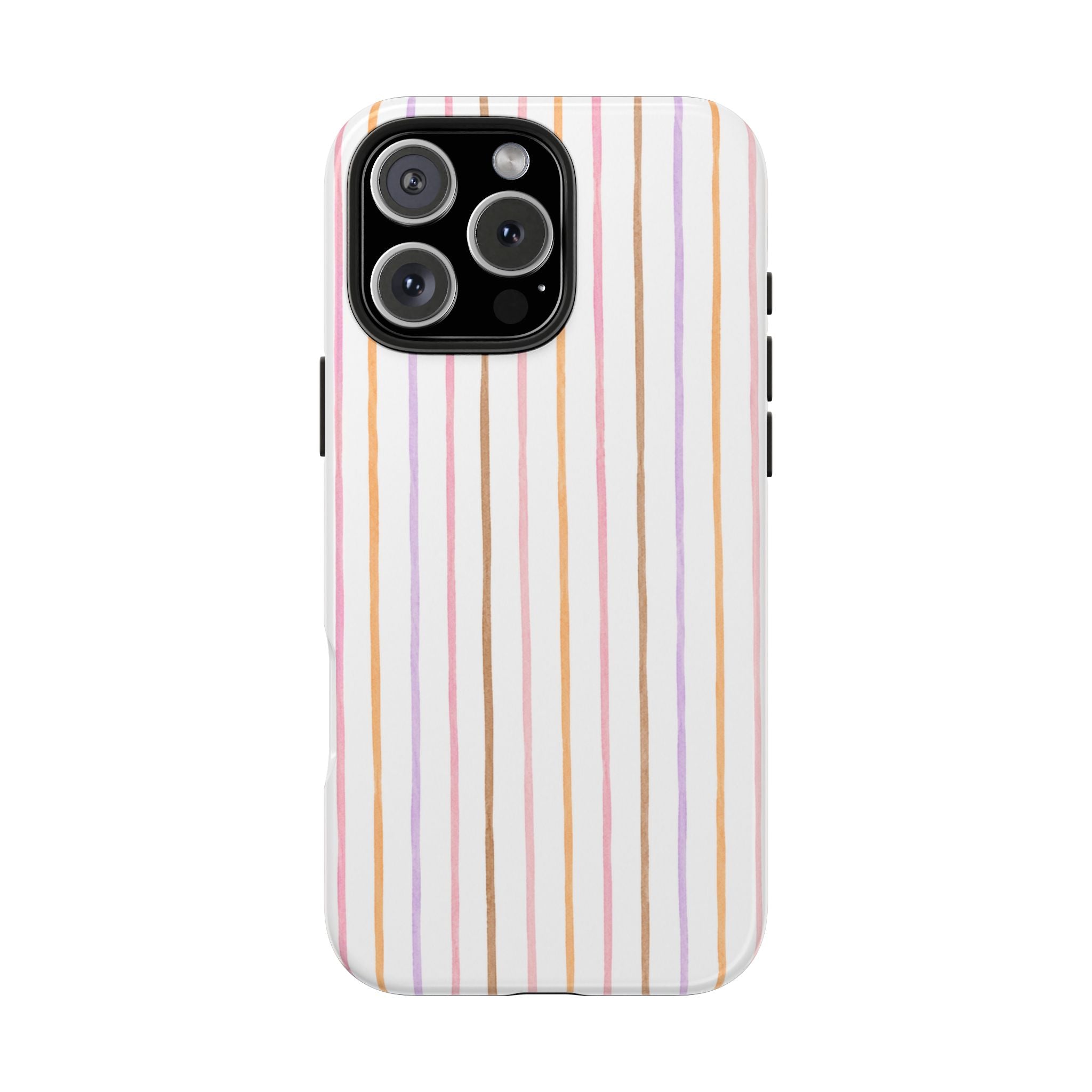 MINIMALIST HALLOWEEN STRIPES PHONE CASE