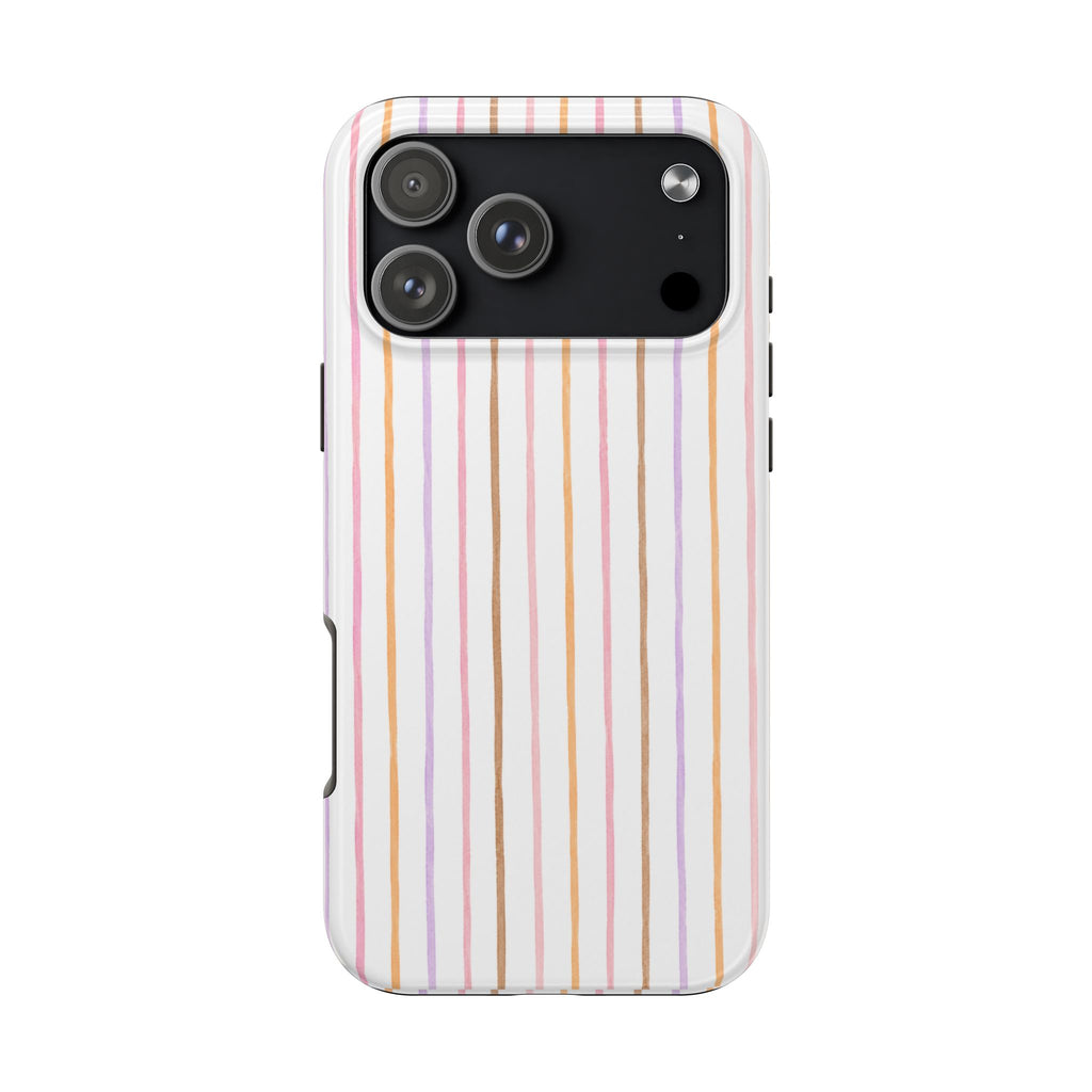 MINIMALIST HALLOWEEN STRIPES PHONE CASE