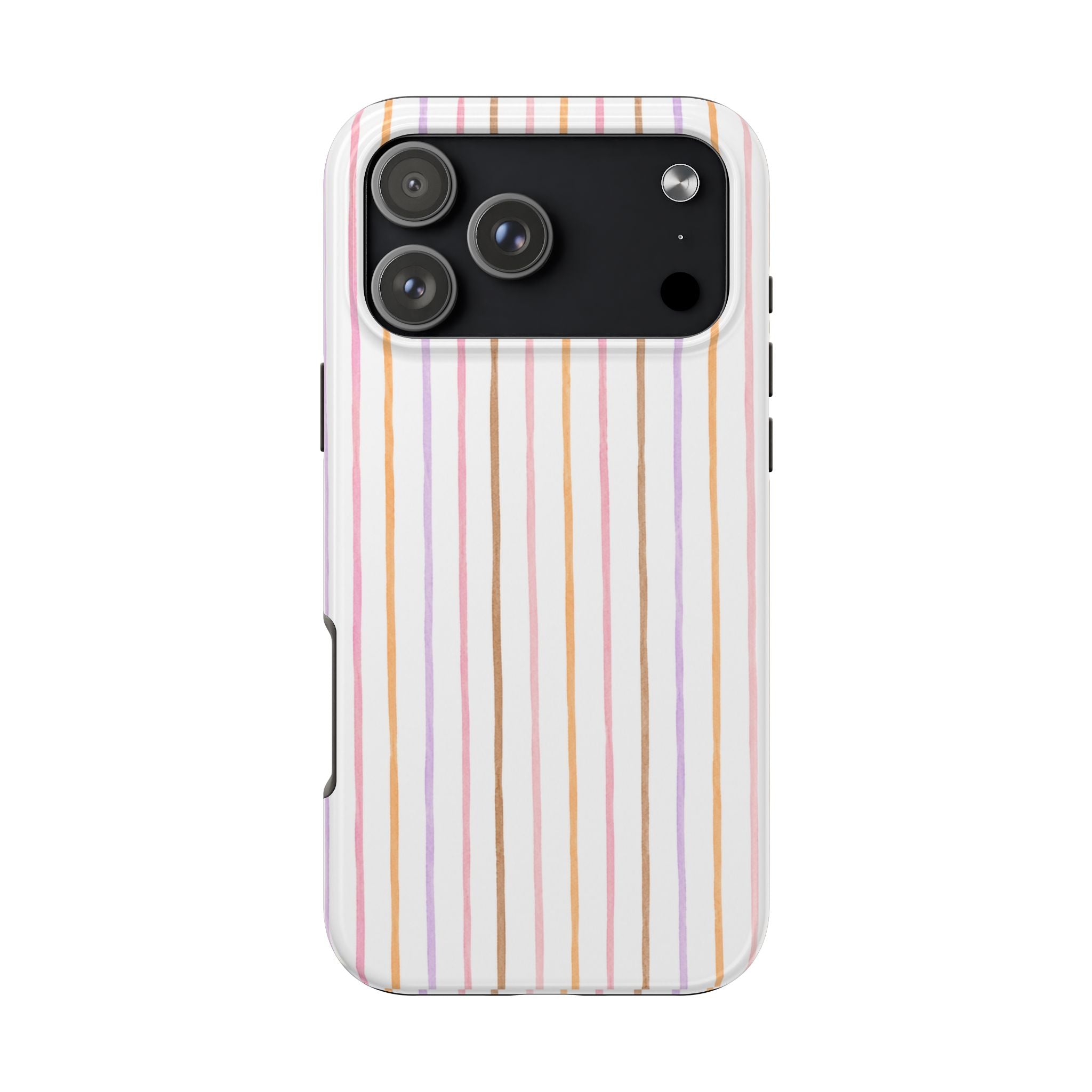 MINIMALIST HALLOWEEN STRIPES PHONE CASE