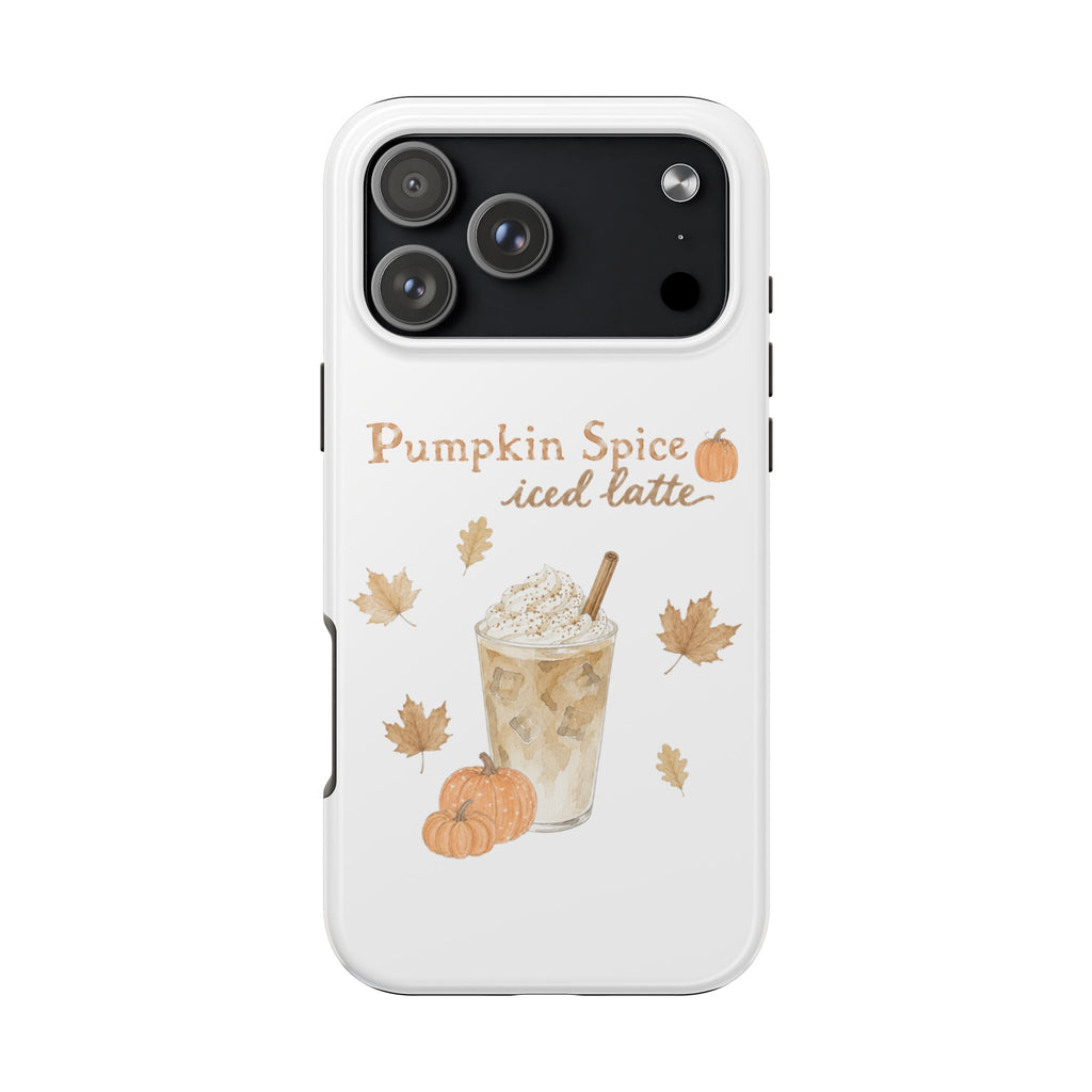 PUMPKIN SPICE ICED LATTE PHONE CASE
