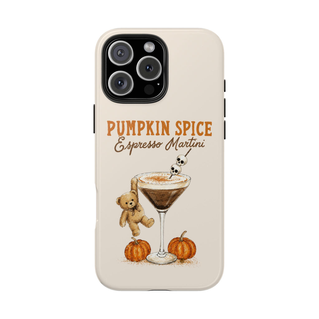 PUMPKIN SPICE ESPRESSO MARTINI FALL HALLOWEEN PHONE CASE