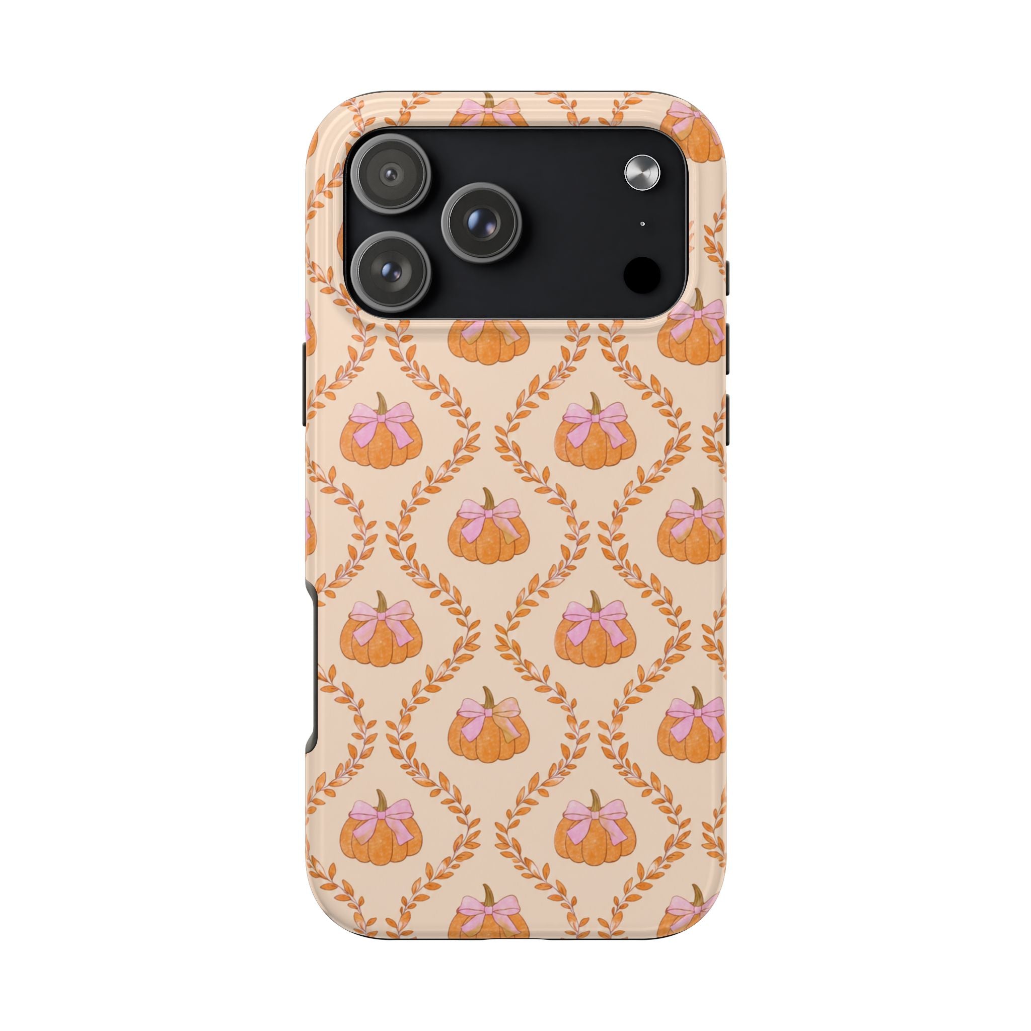 ORANGE COQUETTE PUMPKINS FALL PHONE CASE