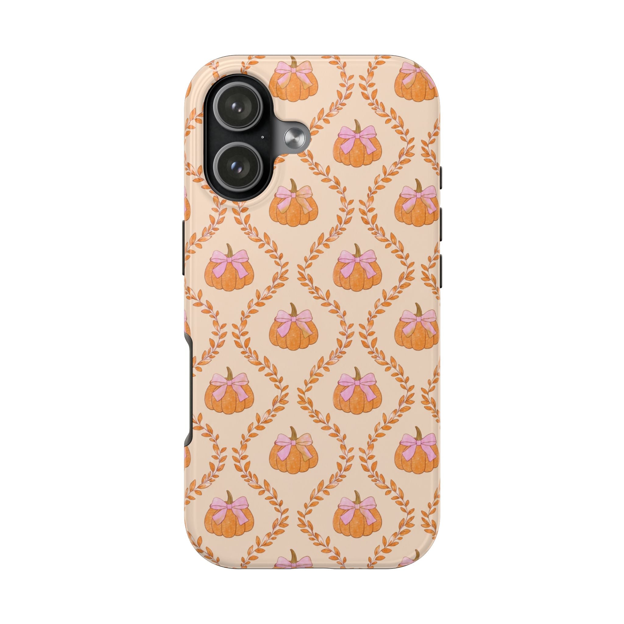 ORANGE COQUETTE PUMPKINS FALL PHONE CASE