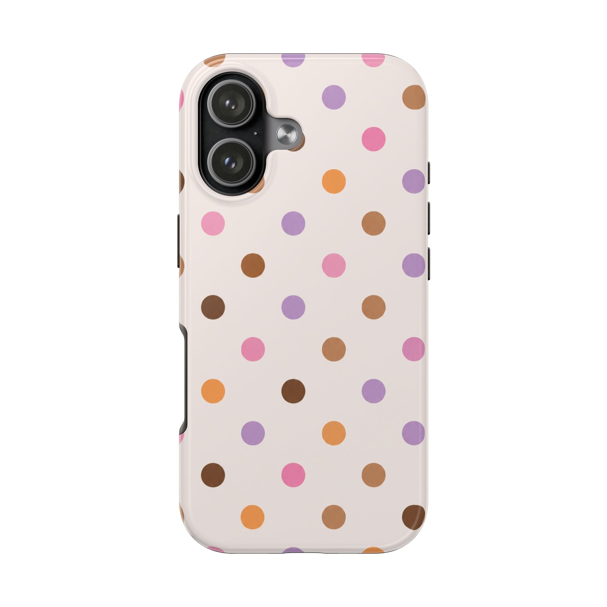 PASTEL SPICE POLKA DOTS PHONE CASE