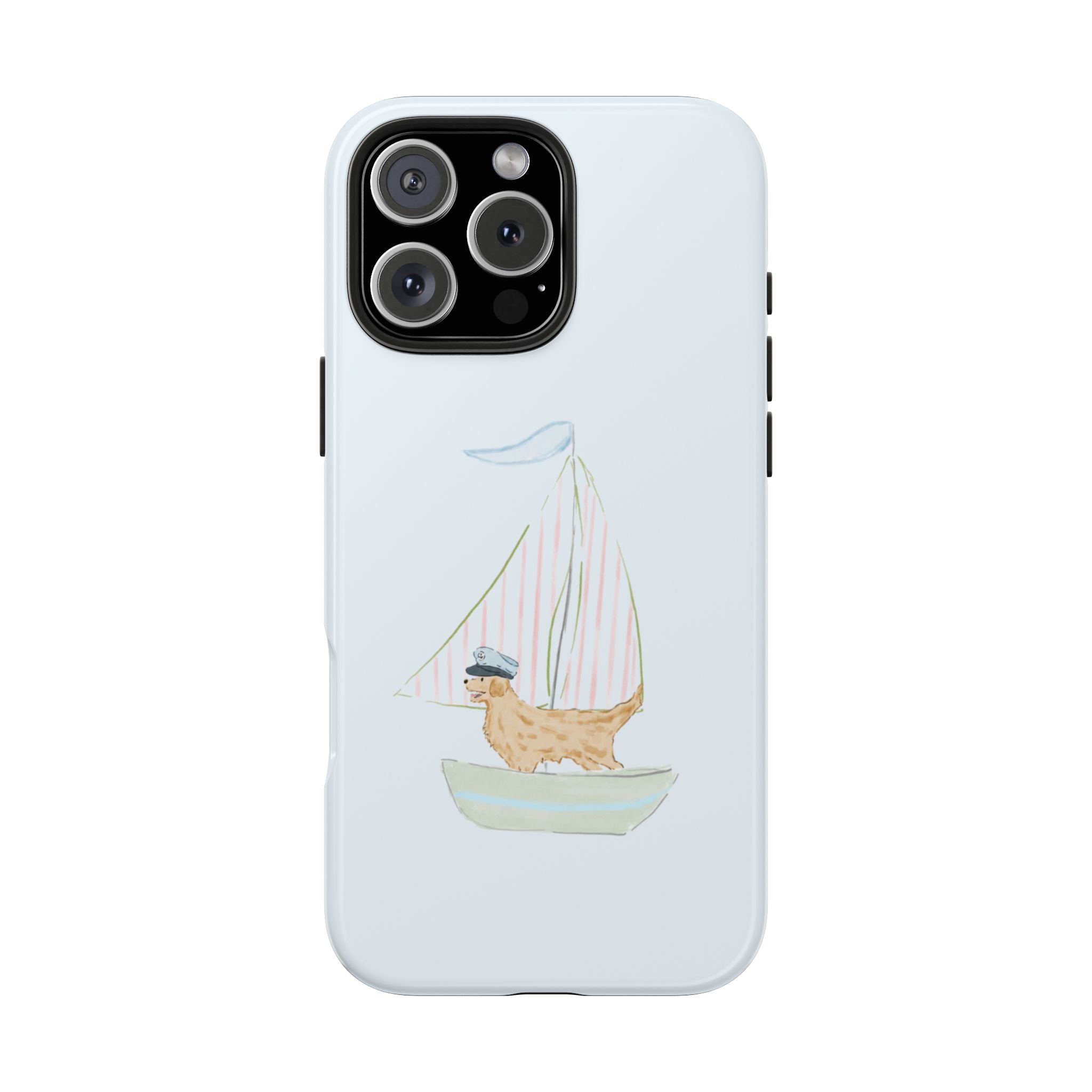 GOLDEN RETRIEVER SAILOR PHONE CASE