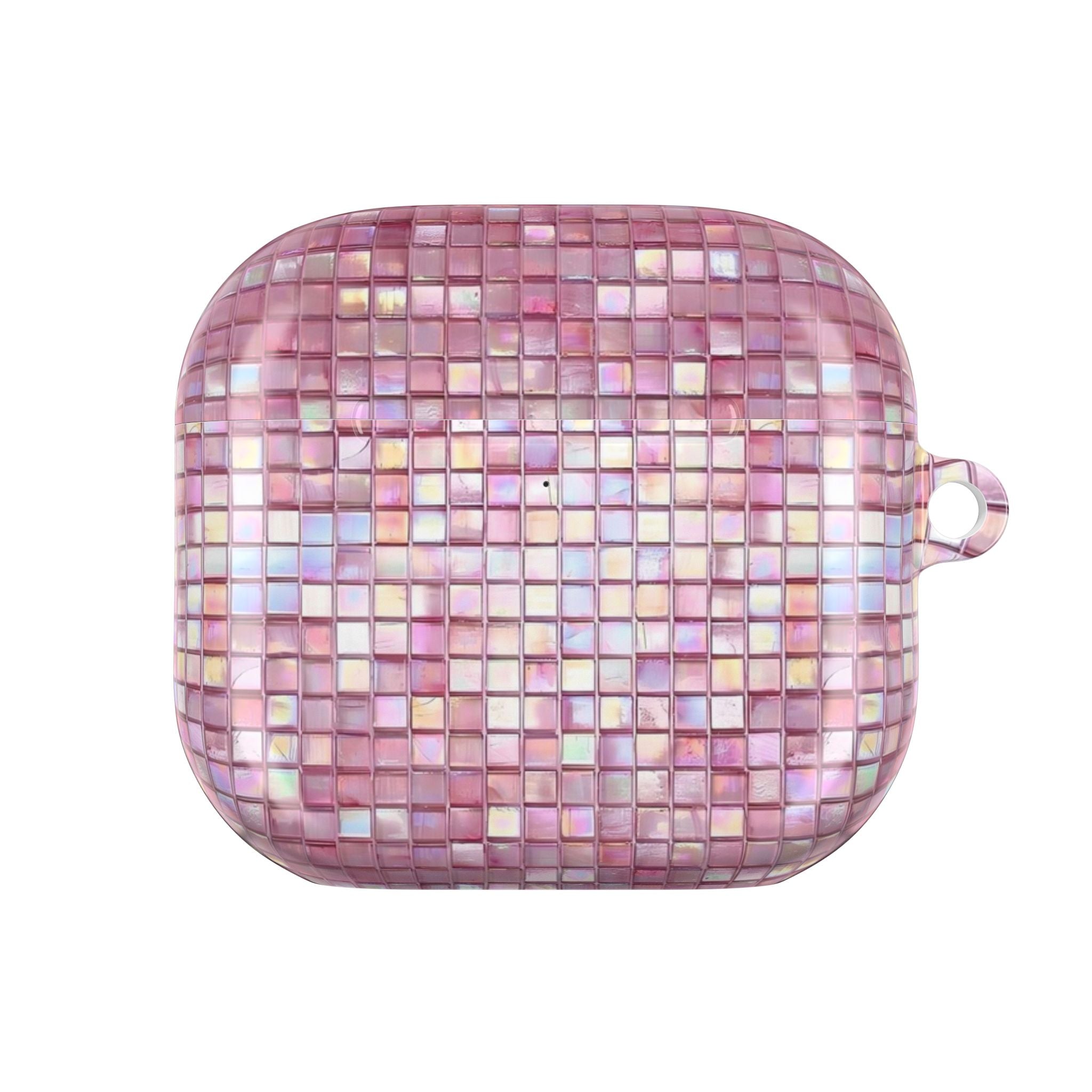 PINK MOSAIC AIRPOD CASE