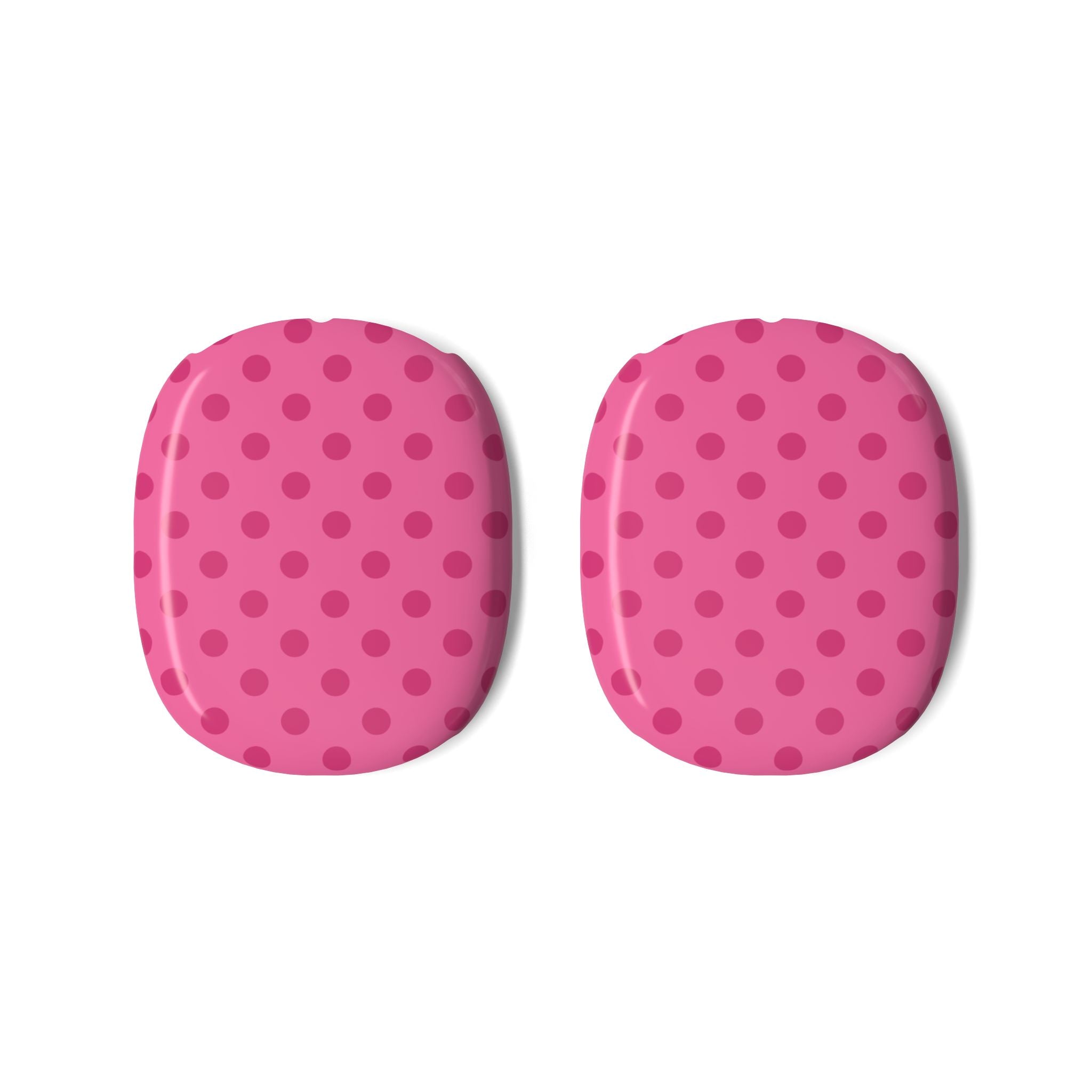 BUBBLEGUM PINK POLKA DOTS AIRPODS MAX CASE COVERS