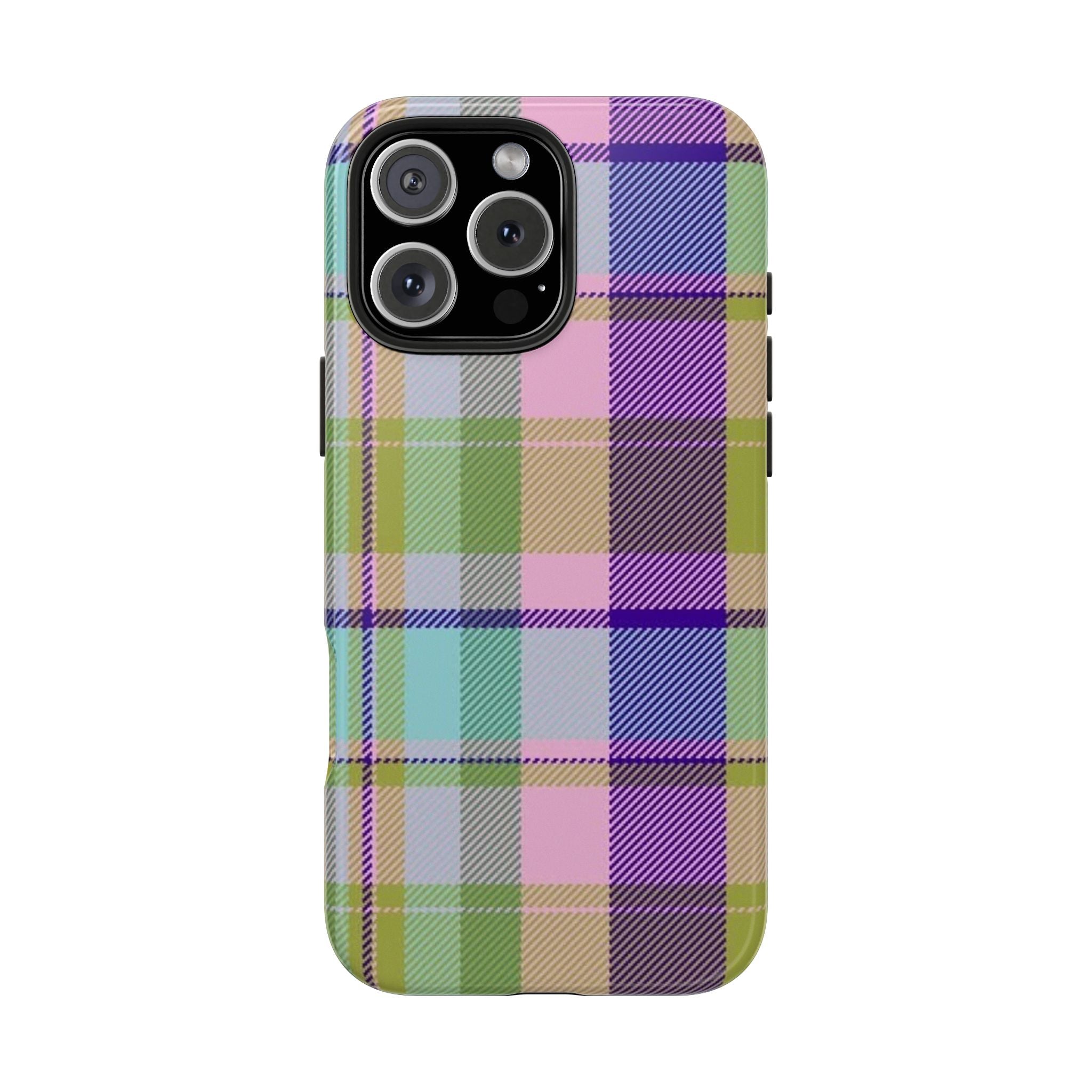 MEET ME UPSTATE PLAID PHONE CASE