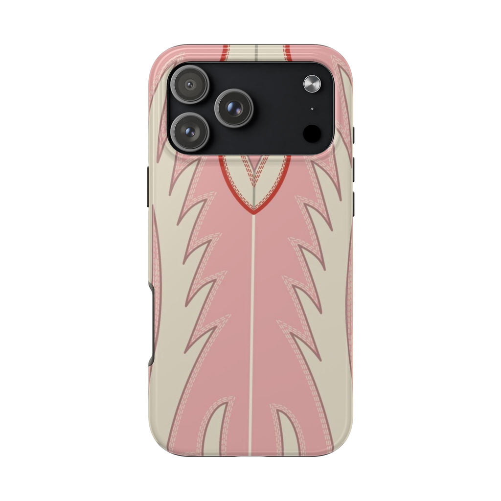 PINK COWGIRL FLAME PHONE CASE
