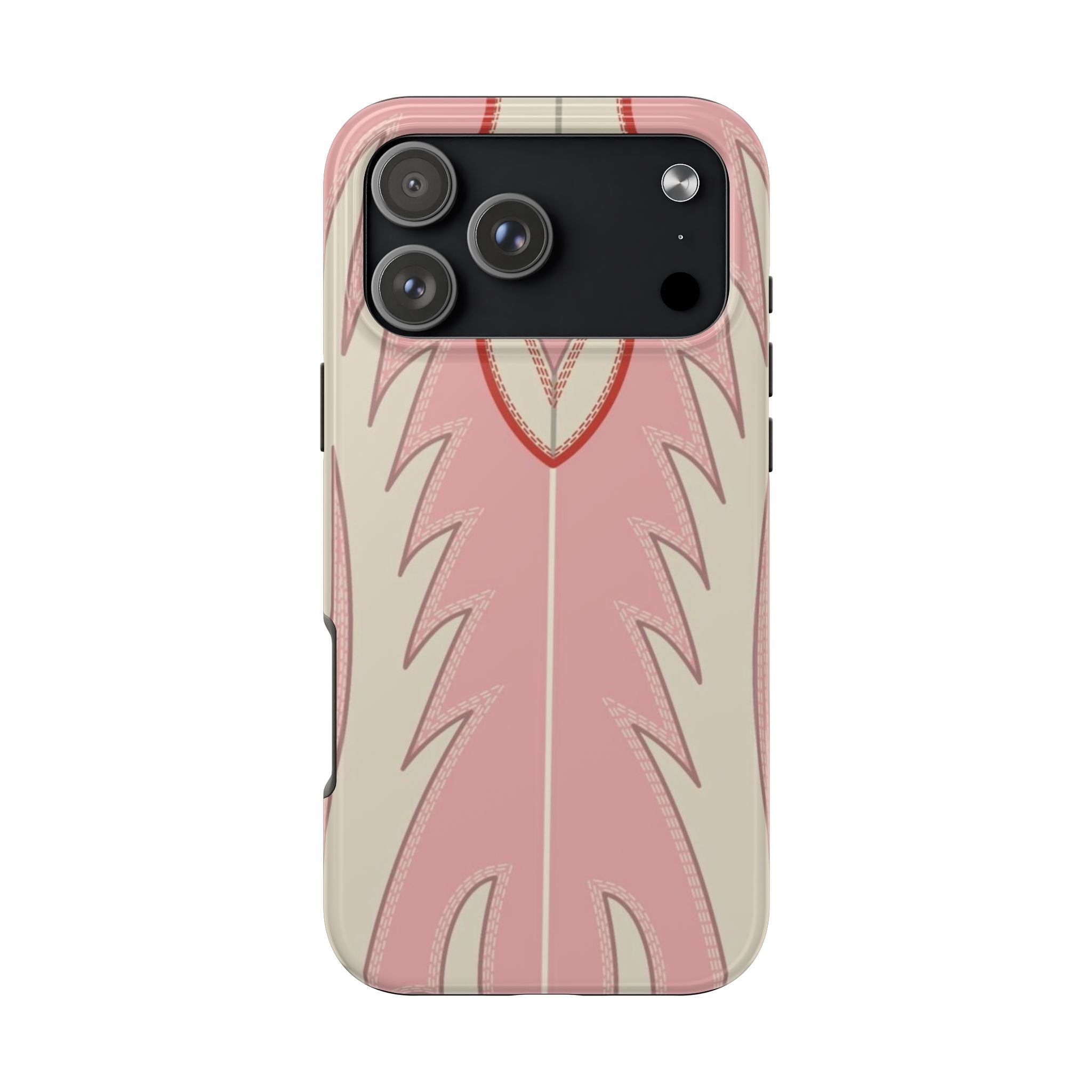 PINK COWGIRL FLAME PHONE CASE