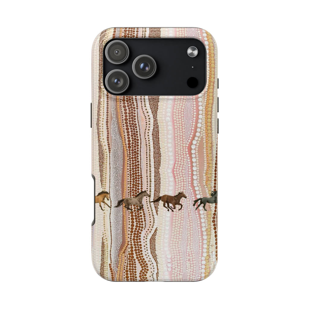 OUT WEST RODEO HORSES PHONE CASE