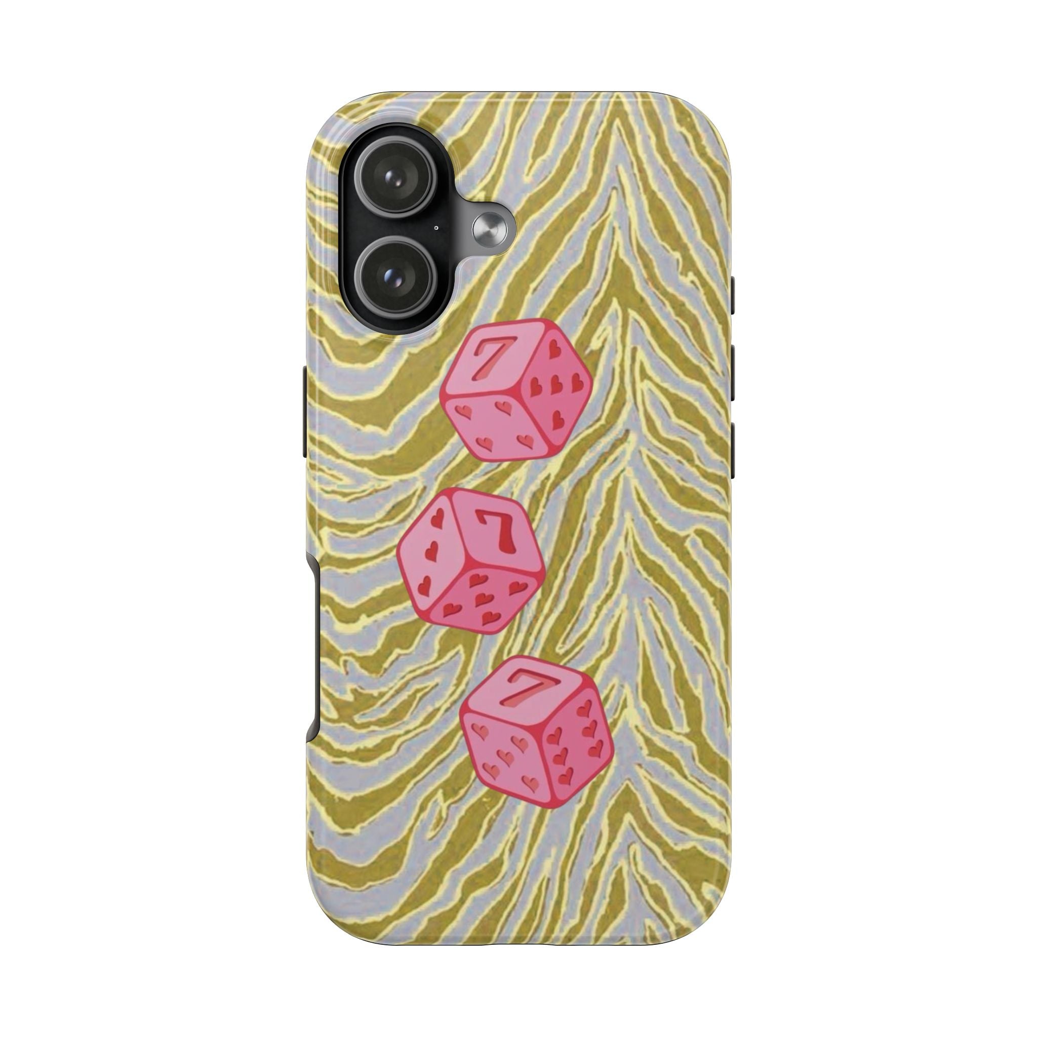 WESTERN WILD PINK LUCKY DICE PHONE CASE