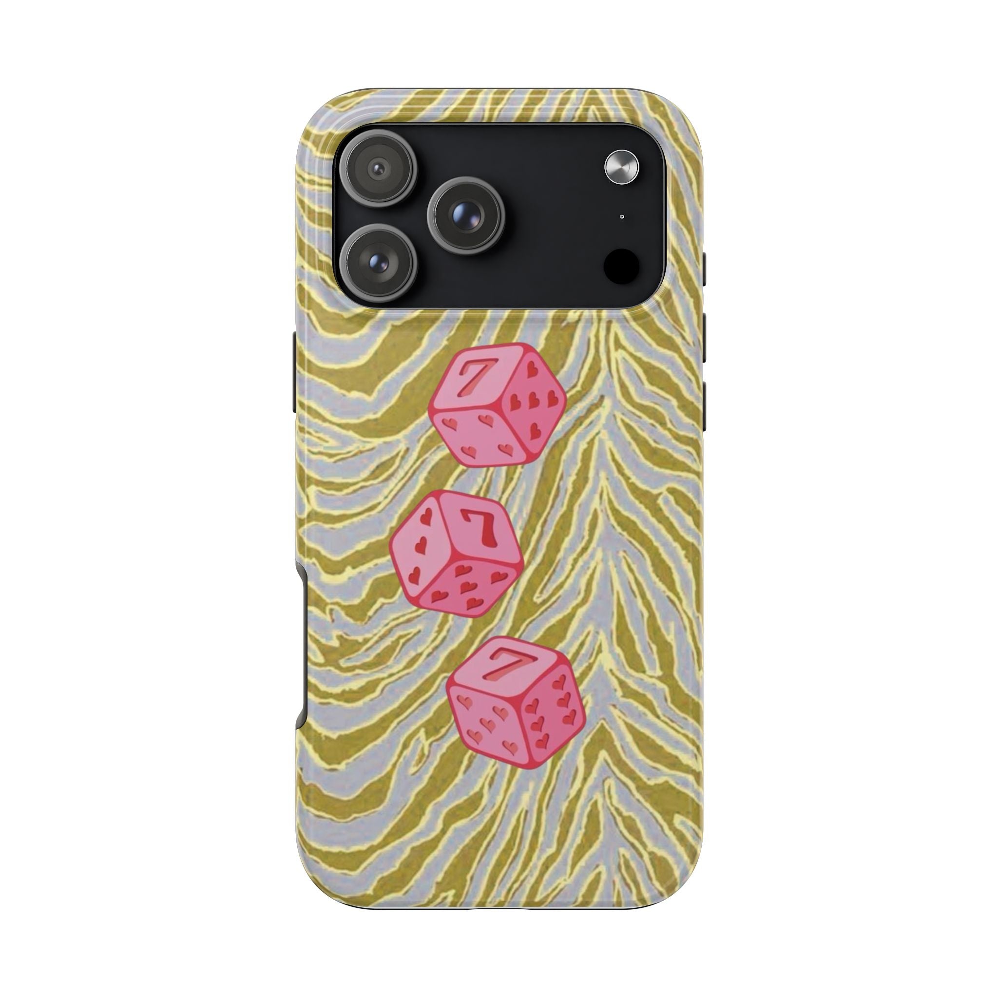 WESTERN WILD PINK LUCKY DICE PHONE CASE
