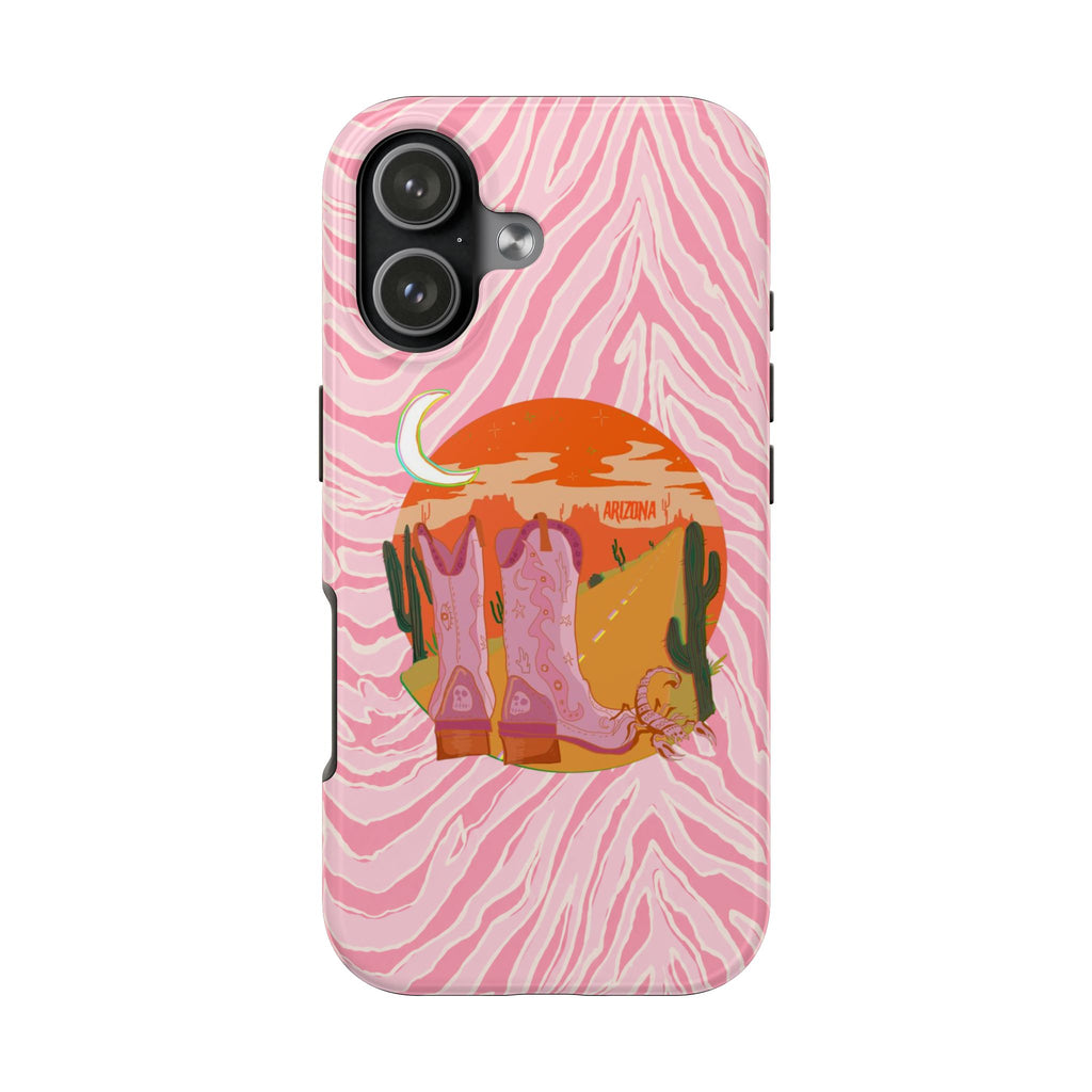 PINK WESTERN ARIZONA SUNSET PHONE CASE