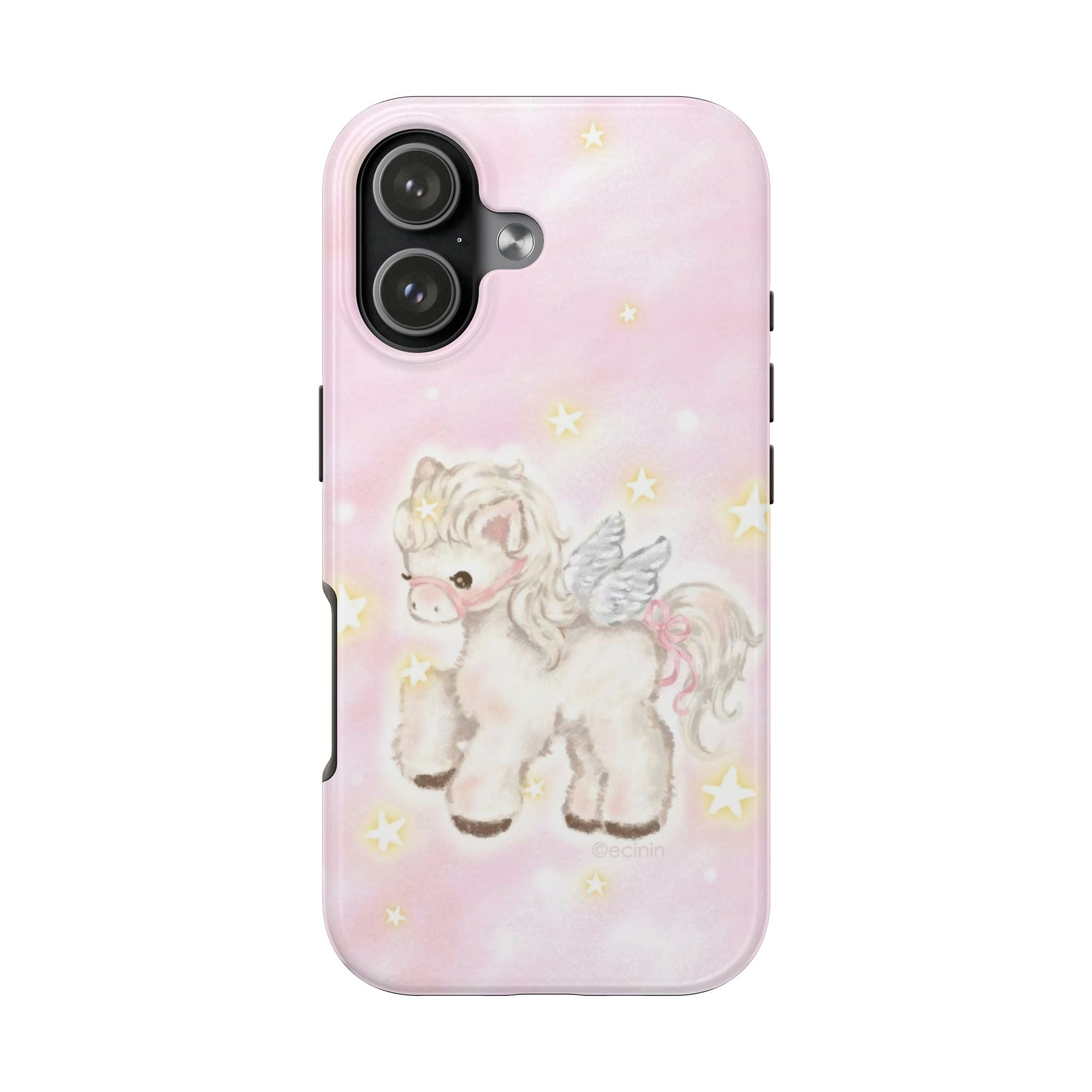 PINK ANGEL WINGS PONY PHONE CASE