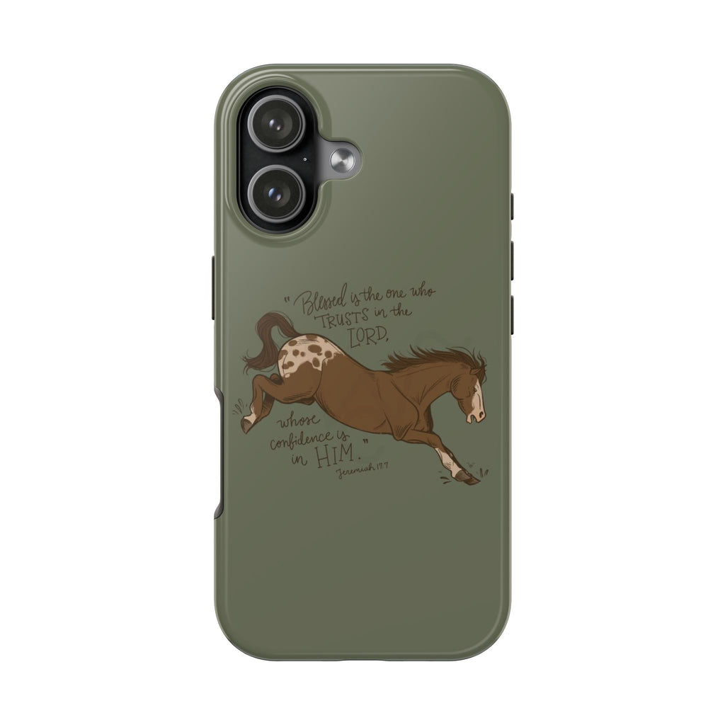 JEREMIAH 17:7 HORSE PHONE CASE