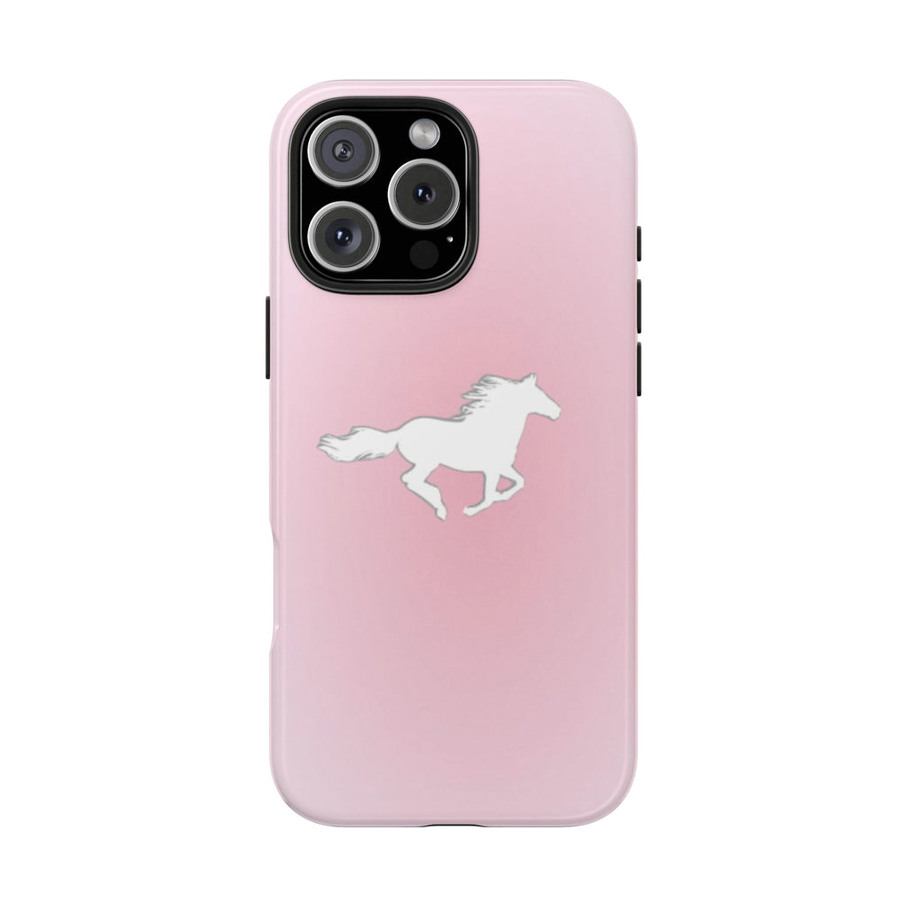PINK AURA WESTERN HORSE PHONE CASE