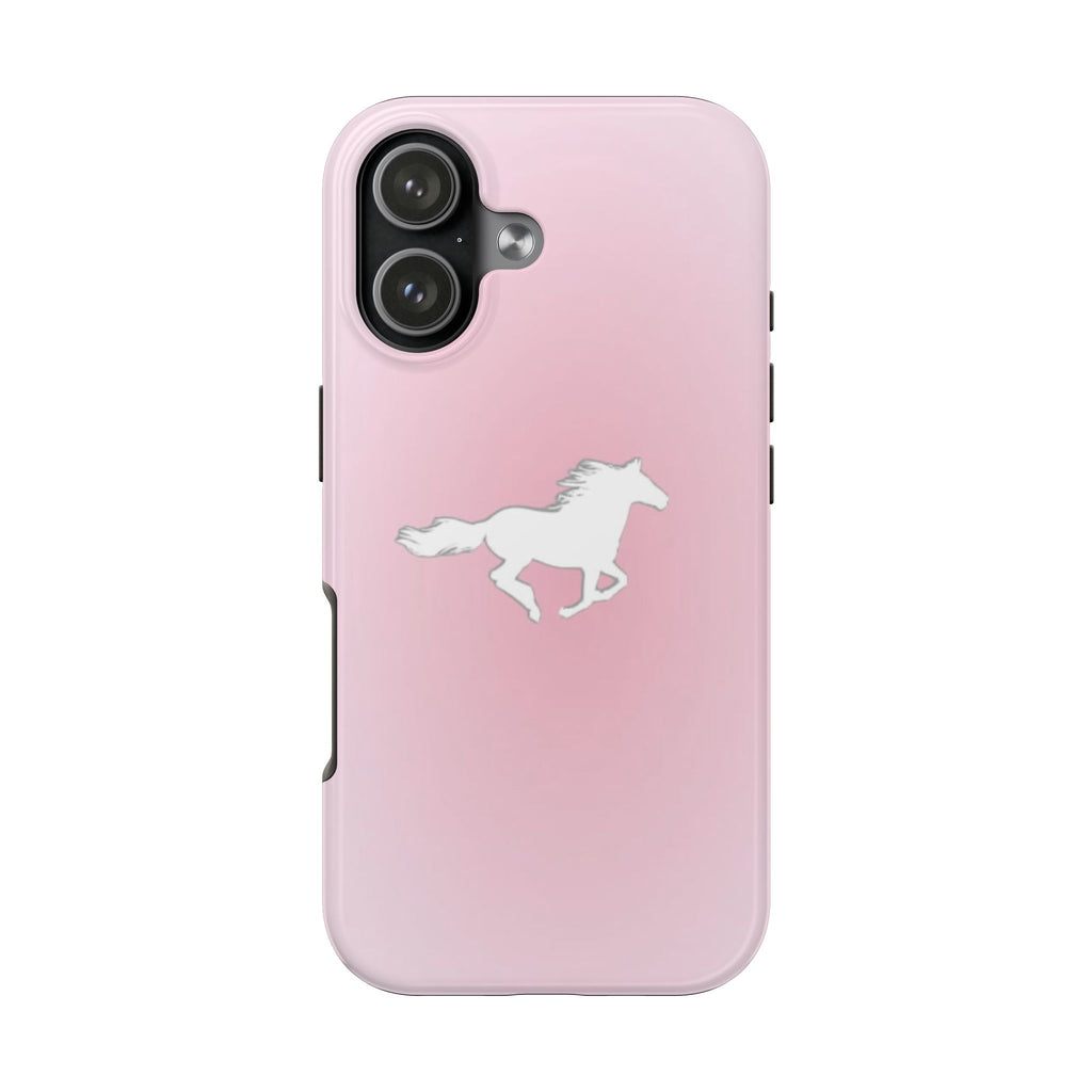 PINK AURA WESTERN HORSE PHONE CASE
