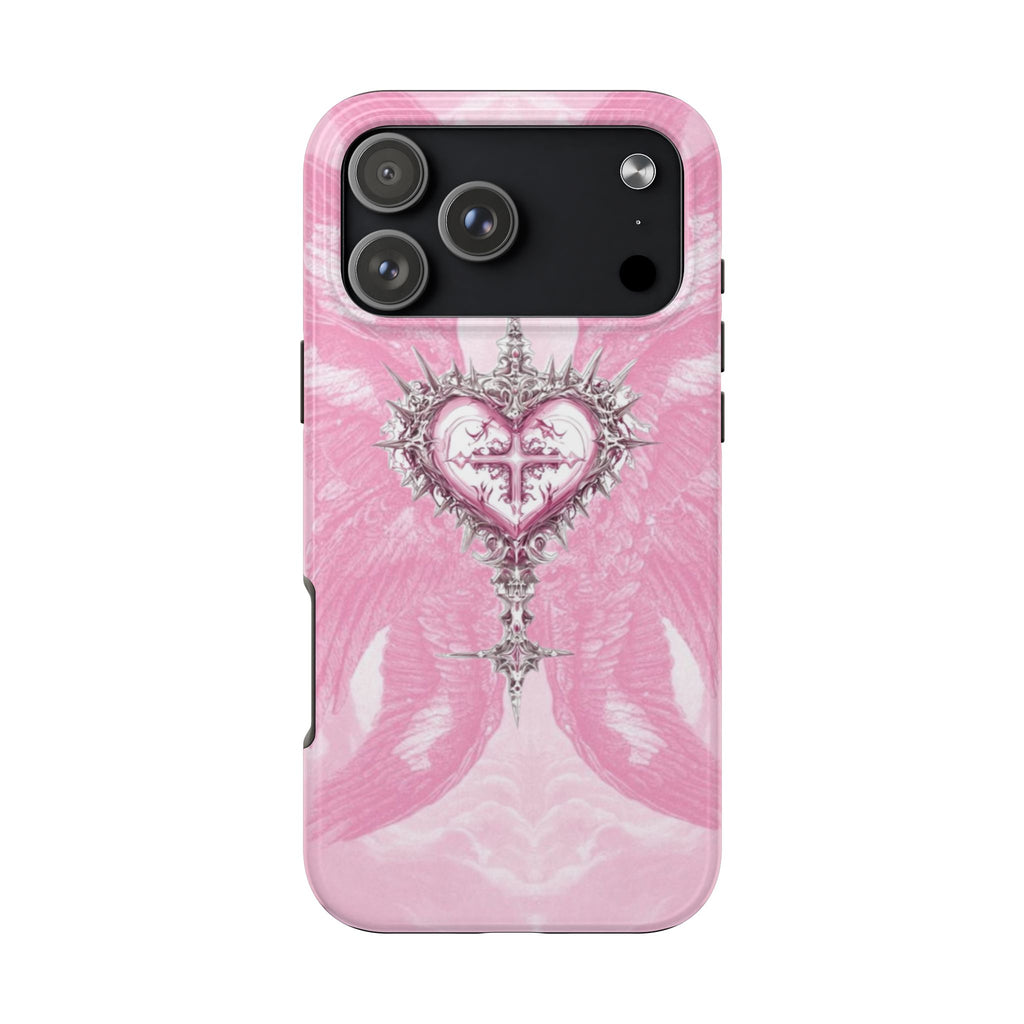 PINK ANGEL MADE IN HEAVEN PHONE CASE