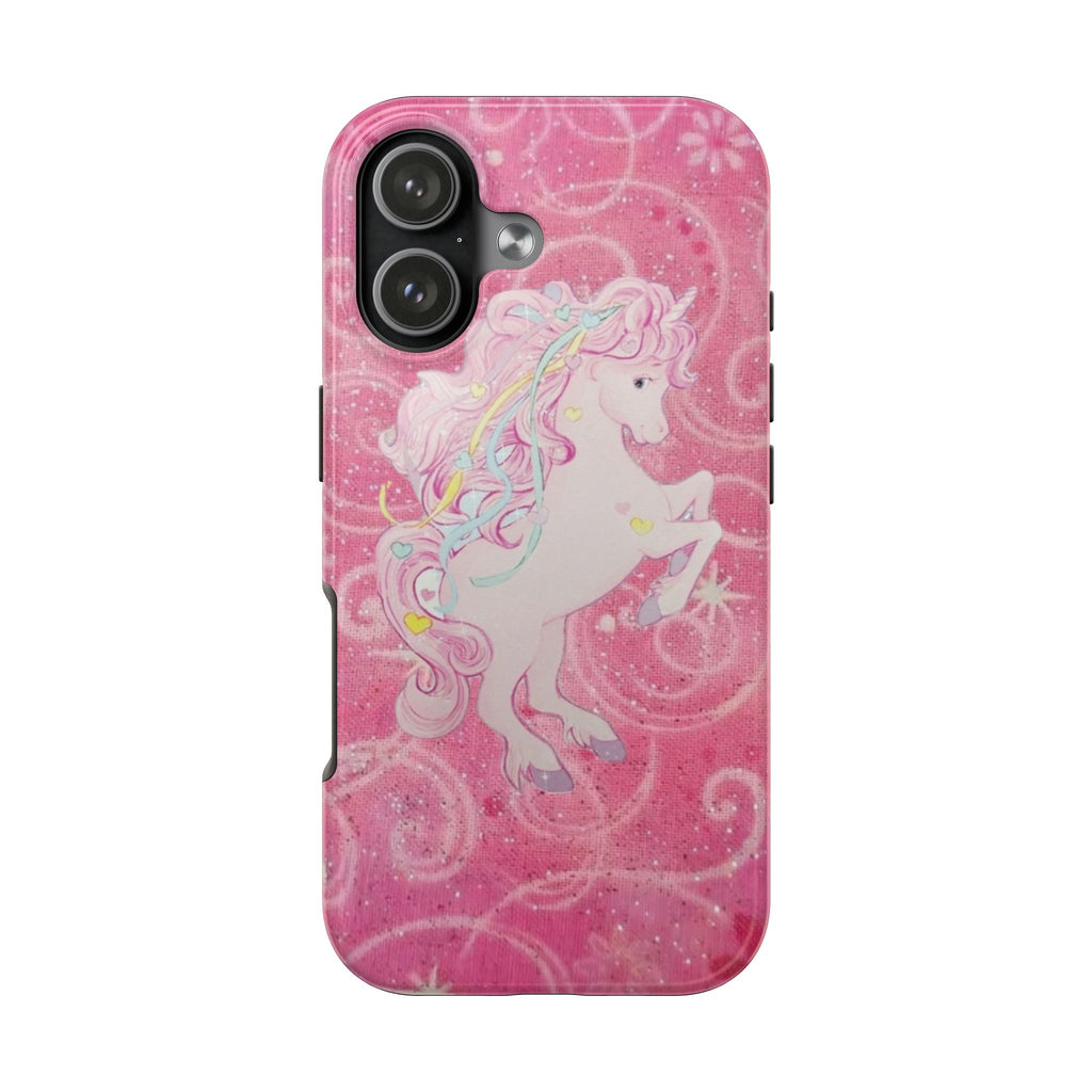 PINK UNICORN BLISS GLITTER PHONE CASE