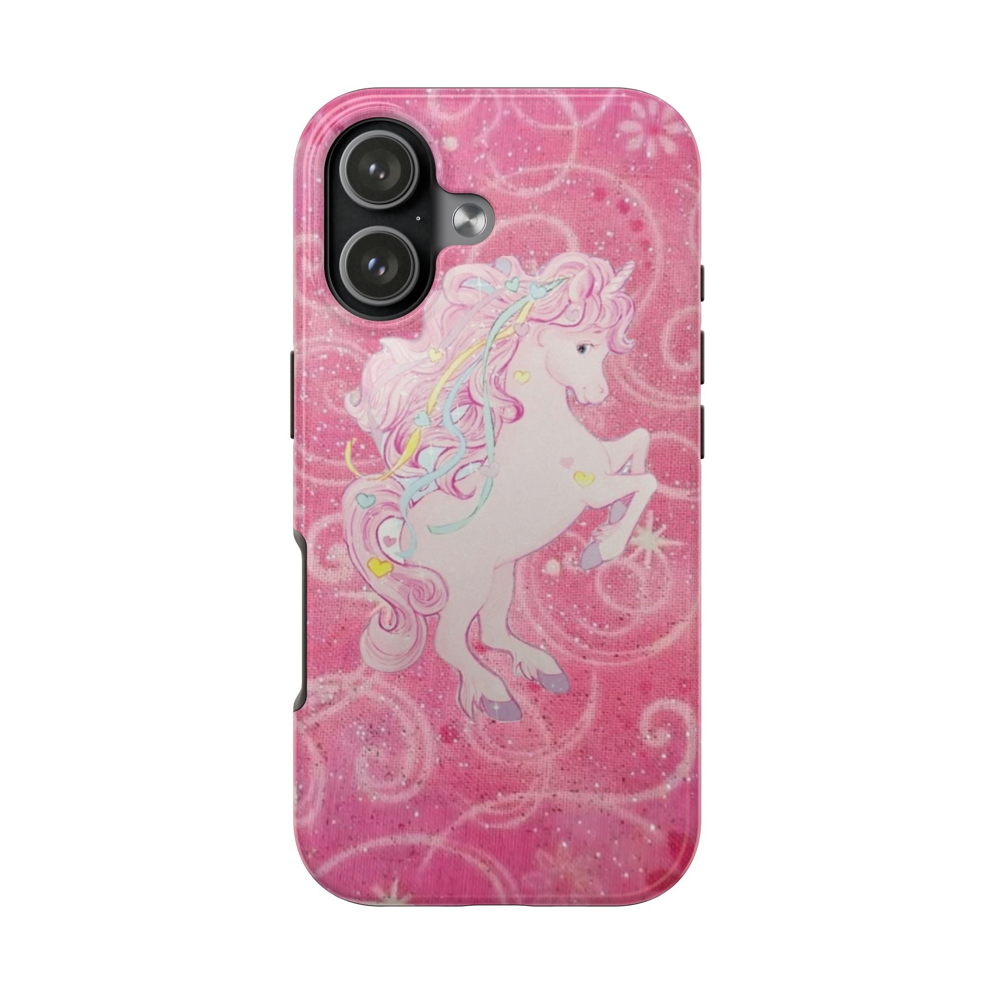 PINK UNICORN BLISS GLITTER PHONE CASE