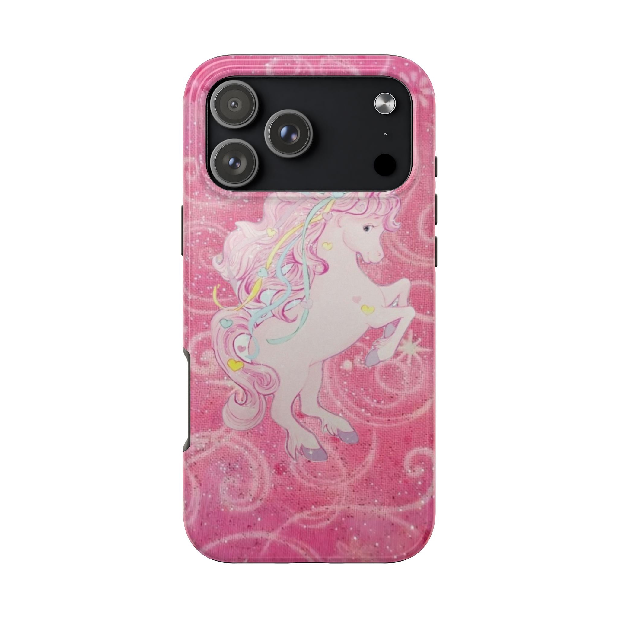PINK UNICORN BLISS GLITTER PHONE CASE