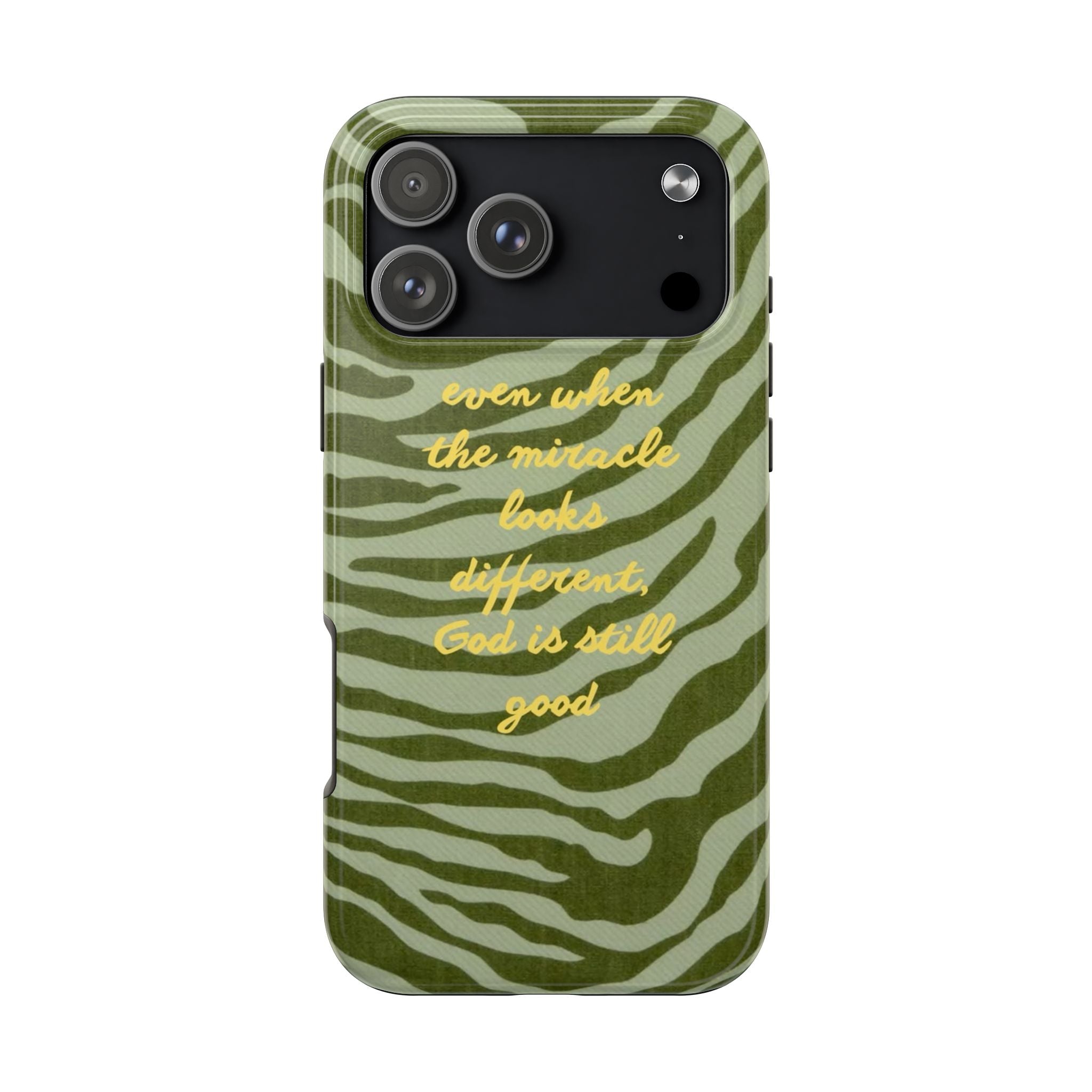 GREEN WESTERN GOD IS STILL GOOD PHONE CASE