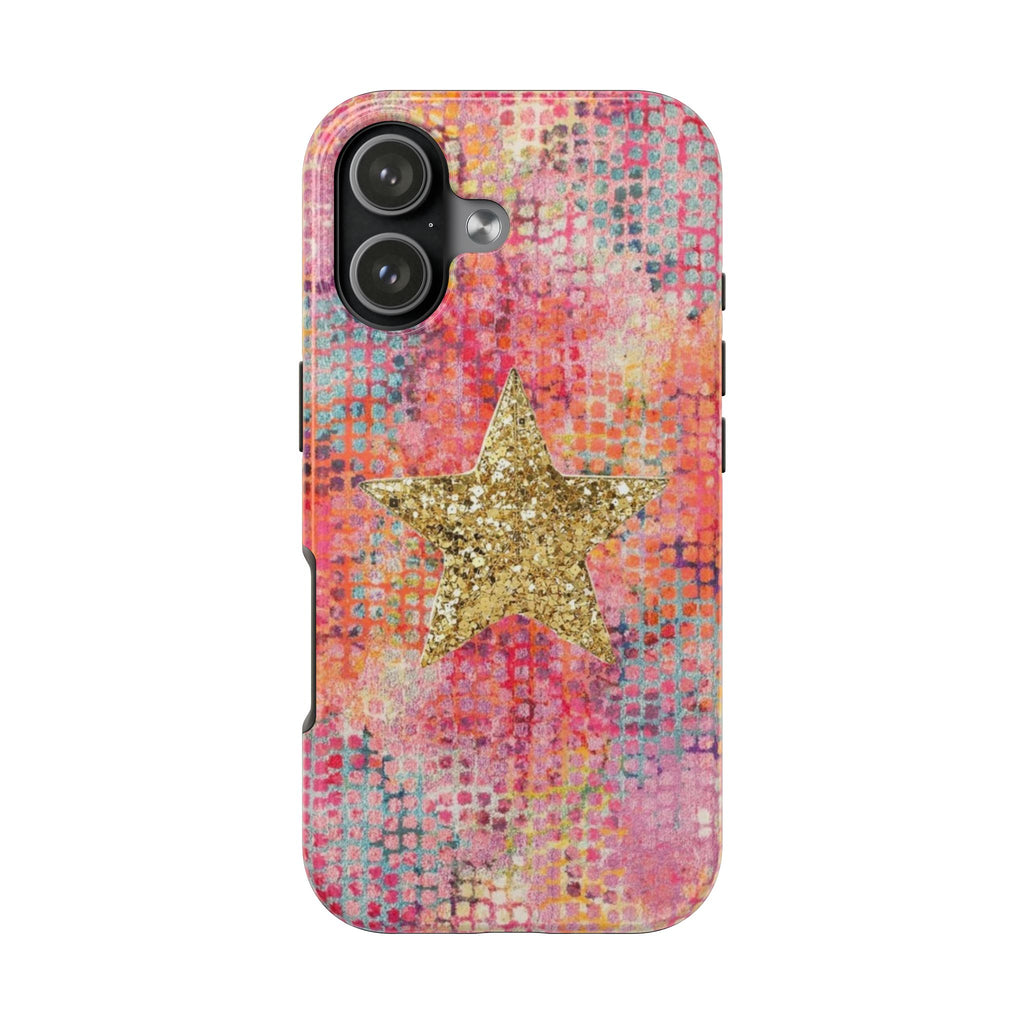 PRISM CRUSH GOLD STAR PHONE CASE