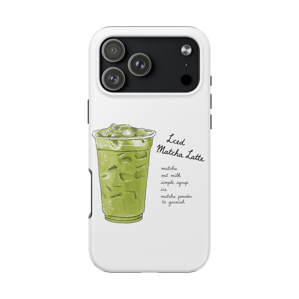 ICED MATCHA LATTE PHONE CASE