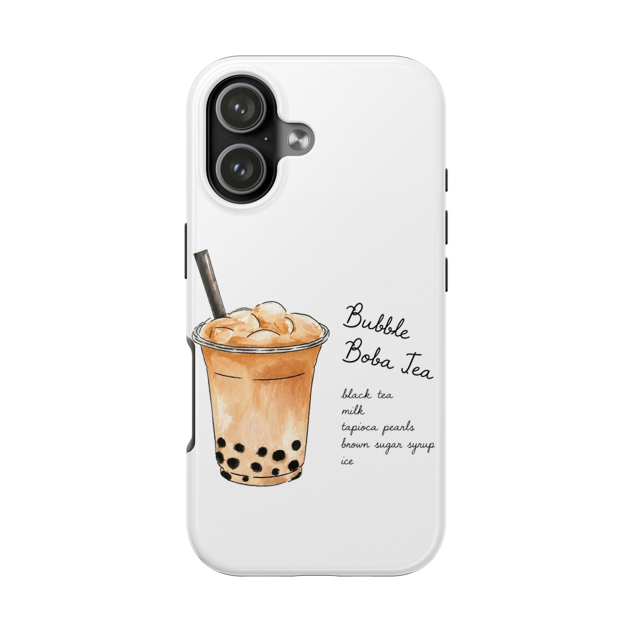 BUBBLE BOBA TEA PHONE CASE