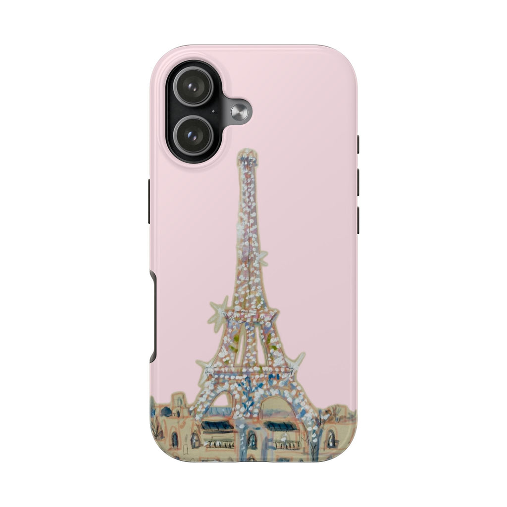 PINK PARIS EIFFEL TOWER PHONE CASE