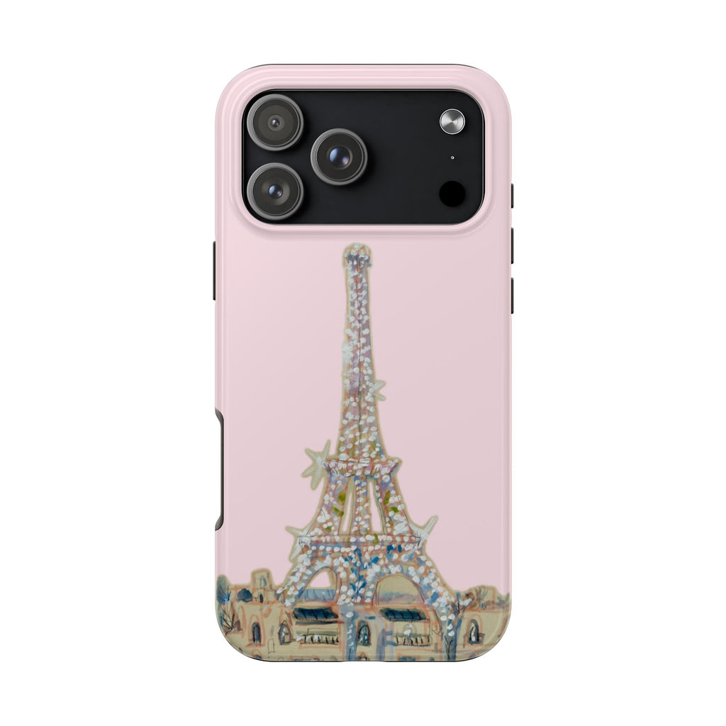 PINK PARIS EIFFEL TOWER PHONE CASE