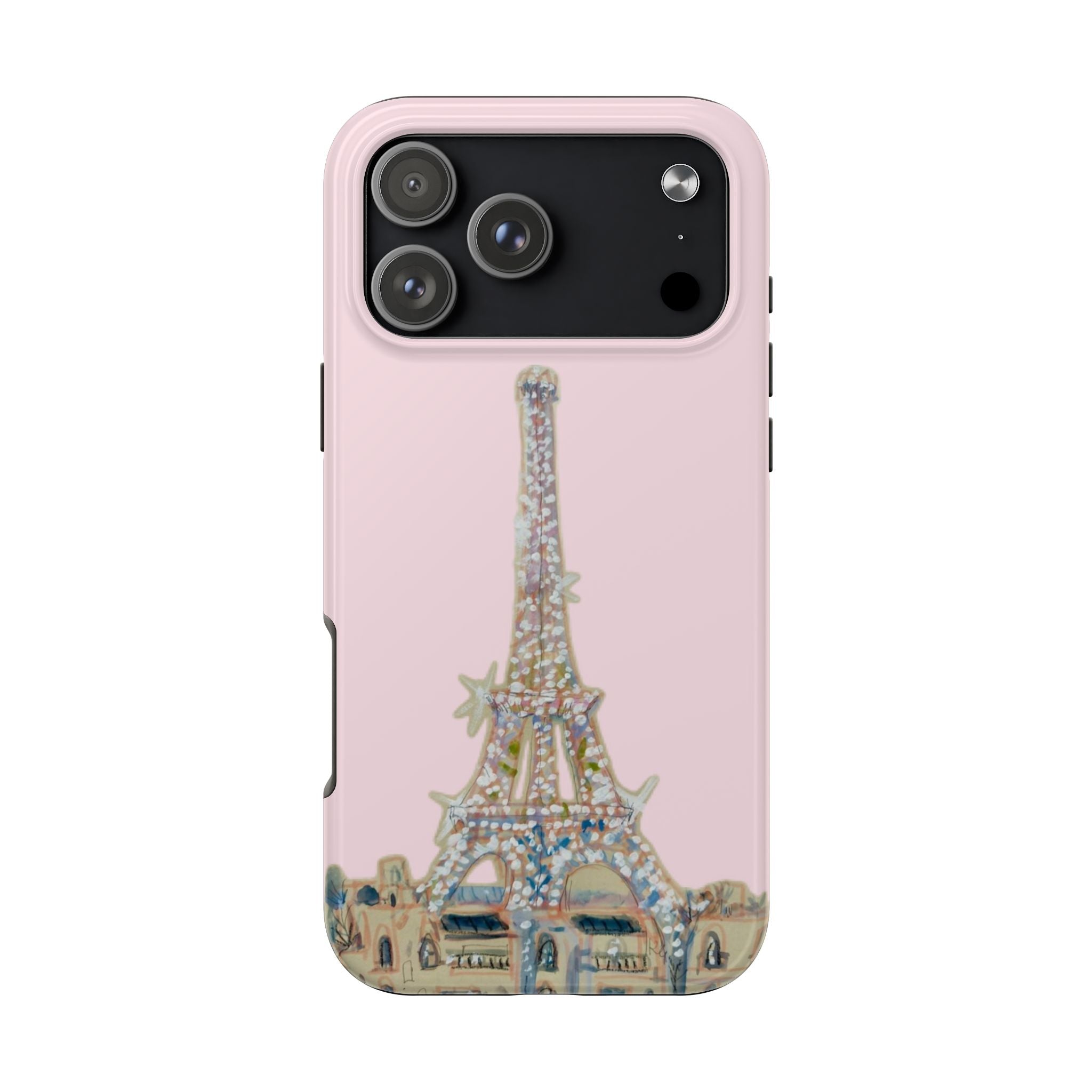 PINK PARIS EIFFEL TOWER PHONE CASE
