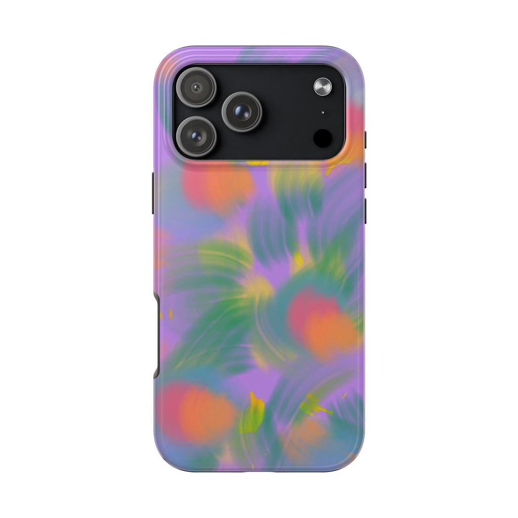 PURPLE PEACH PRISM PHONE CASE
