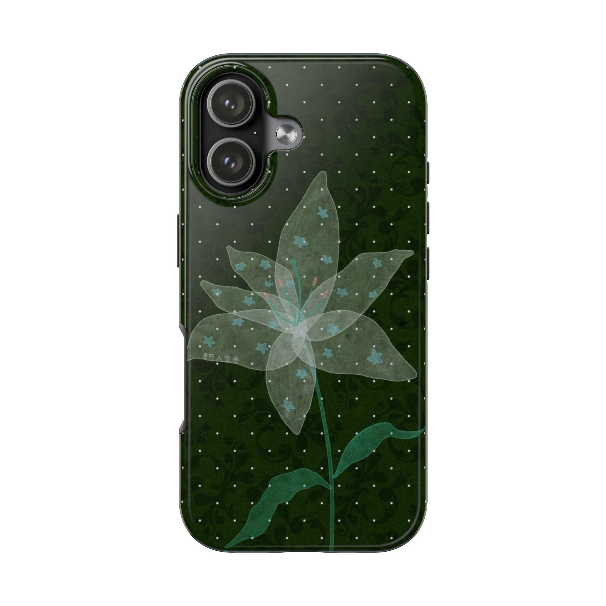 GREEN FAIRY MAGIC FLOWER PHONE CASE