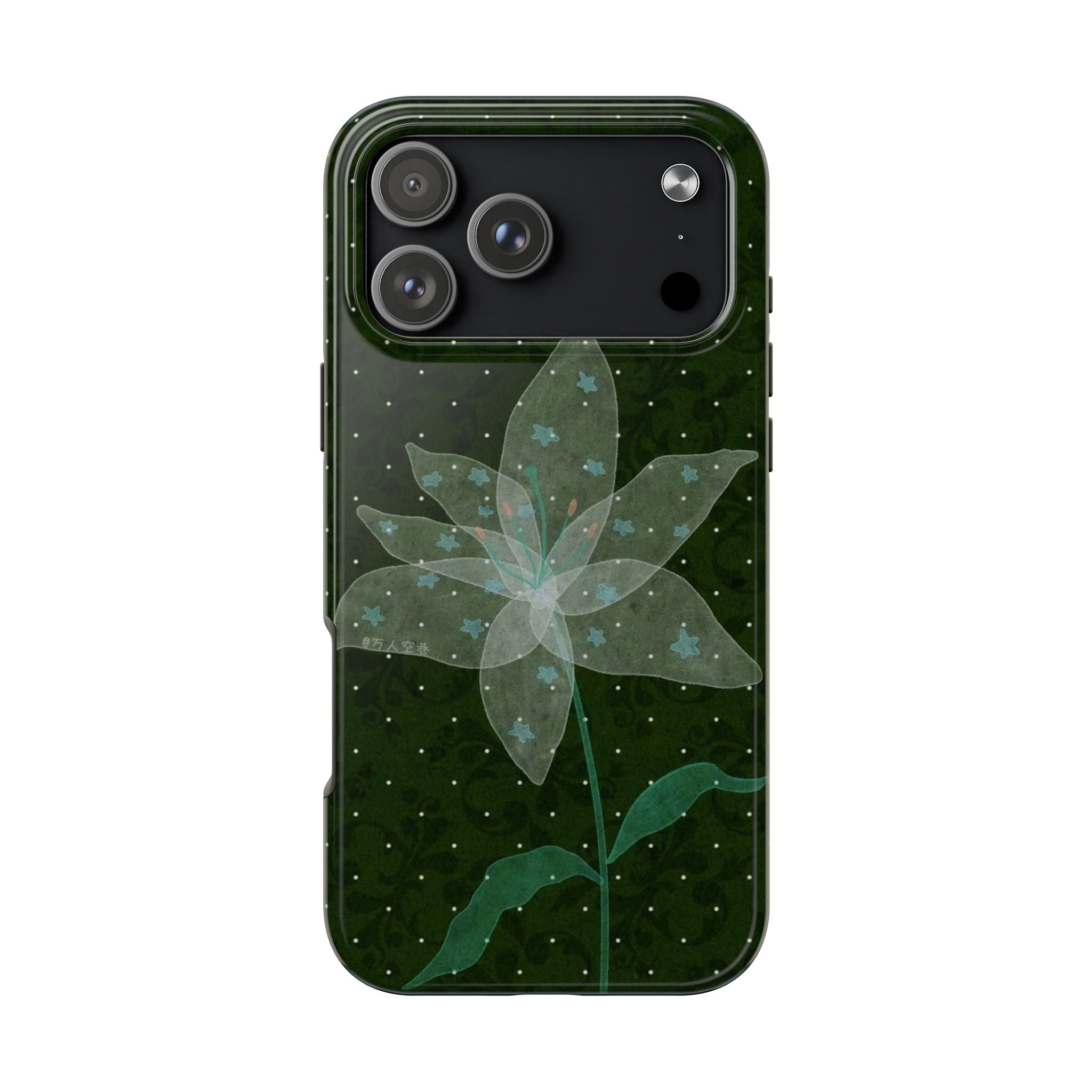 GREEN FAIRY MAGIC FLOWER PHONE CASE